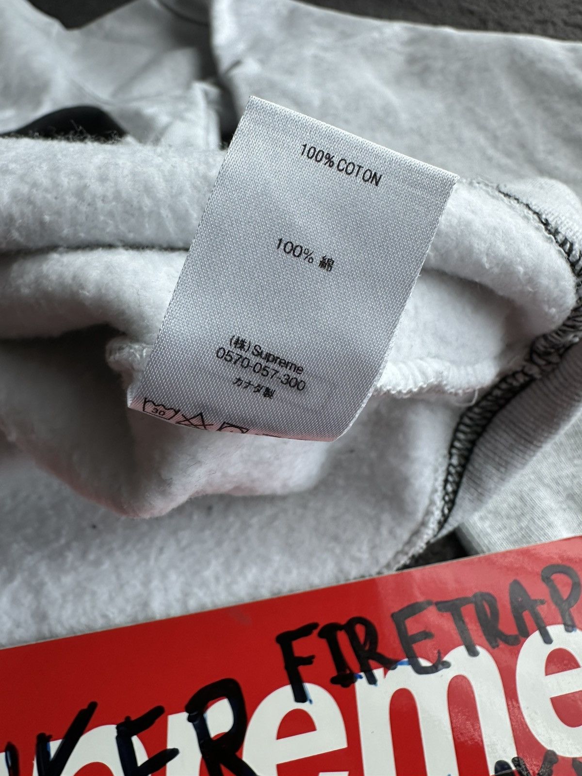 Supreme Supreme Split Two Tone Crewneck Sweatshirt size L Size US L / EU 52-54 / 3 - 7 Thumbnail