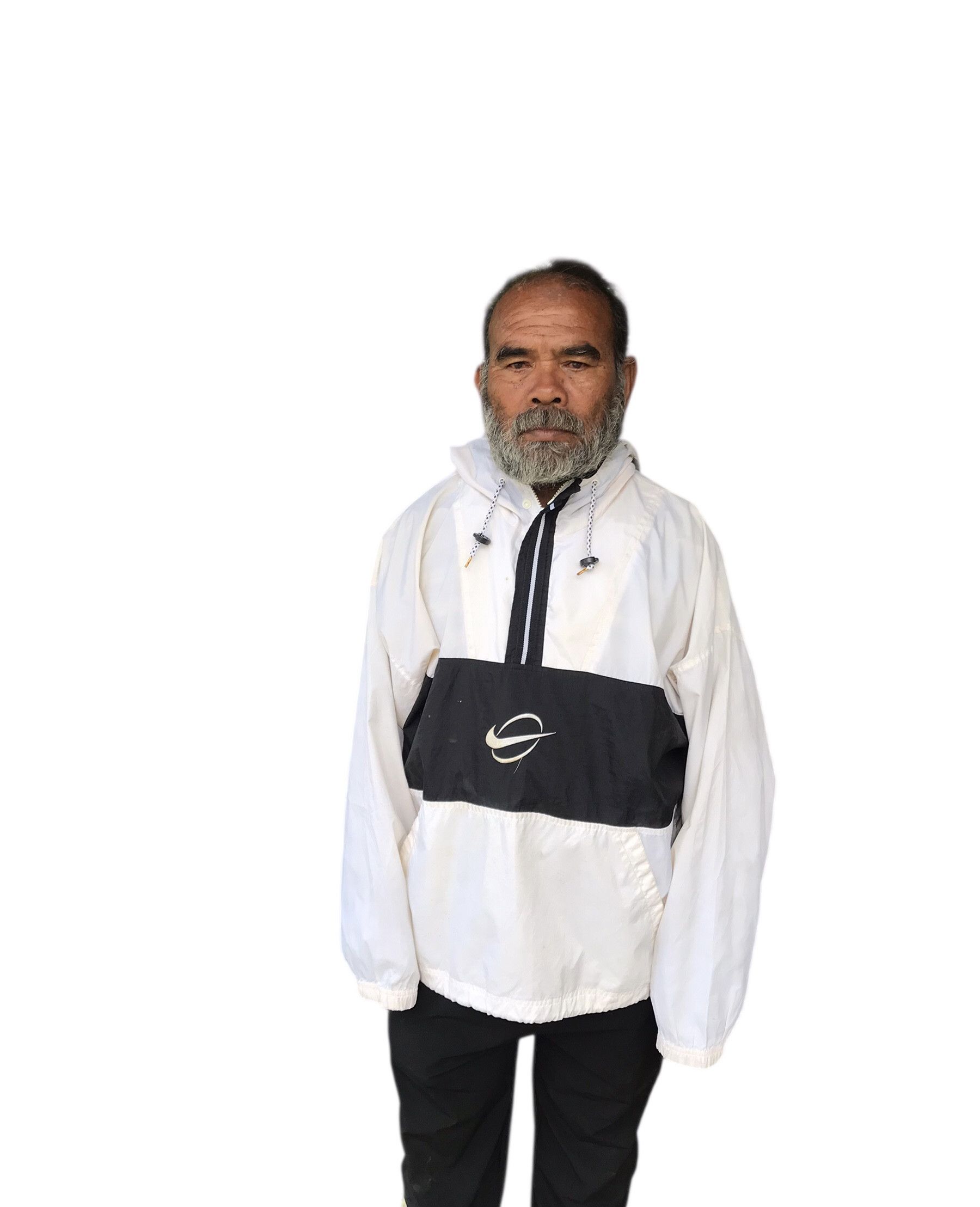 Vintage Vintage 90s Nike OG Half Zipper Jacket Size US L / EU 52-54 / 3 - 5 Thumbnail