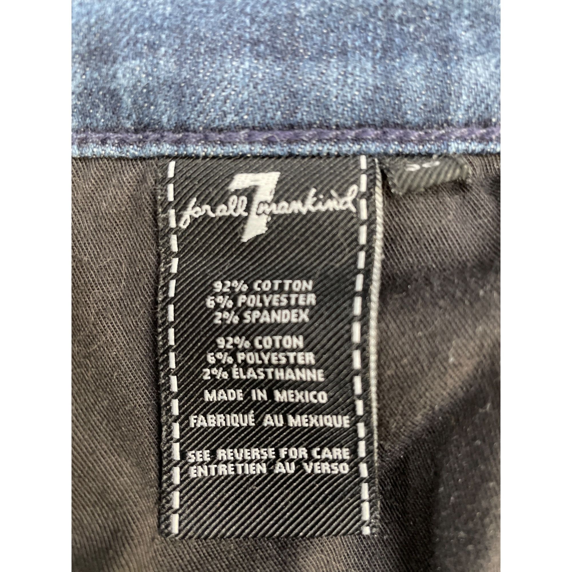 7 For All Mankind 7 for All Mankind Men's Blue Jeans Straight Size 38 x 32 SKU Size US 38 / EU 54 - 8 Thumbnail