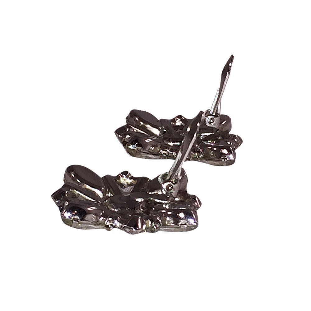 Designer Starburst Statement Clear Rhinestone Earrings Size ONE SIZE - 5 Thumbnail