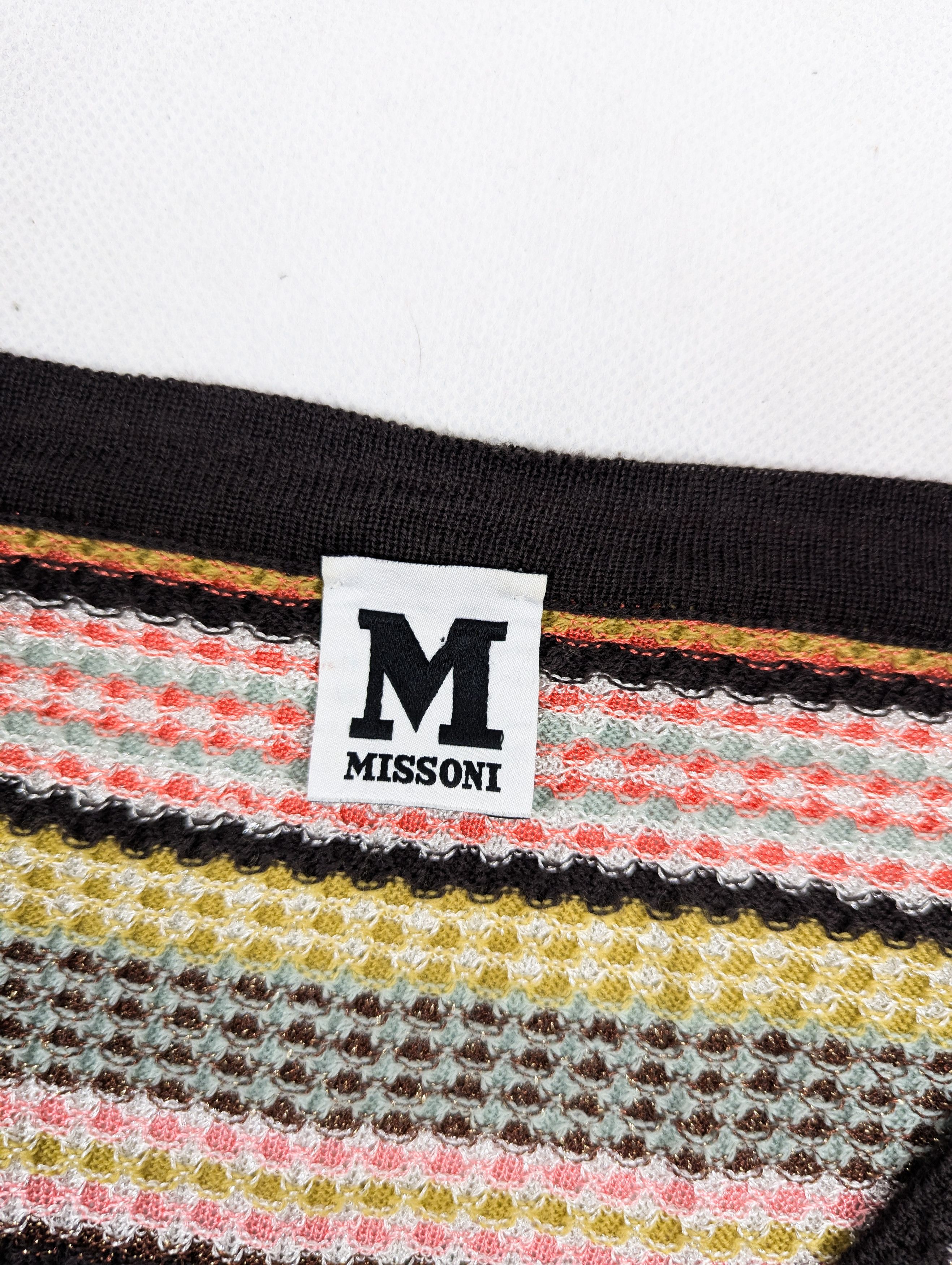 Missoni Missoni colorfull dress wool viscose Size L / US 10 / IT 46 - 6 Thumbnail