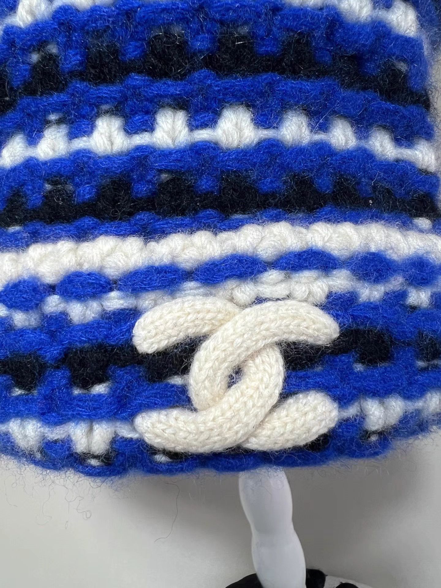 Chanel CHANEL Woven Cashmere Beanie (One Size) Size ONE SIZE - 5 Thumbnail