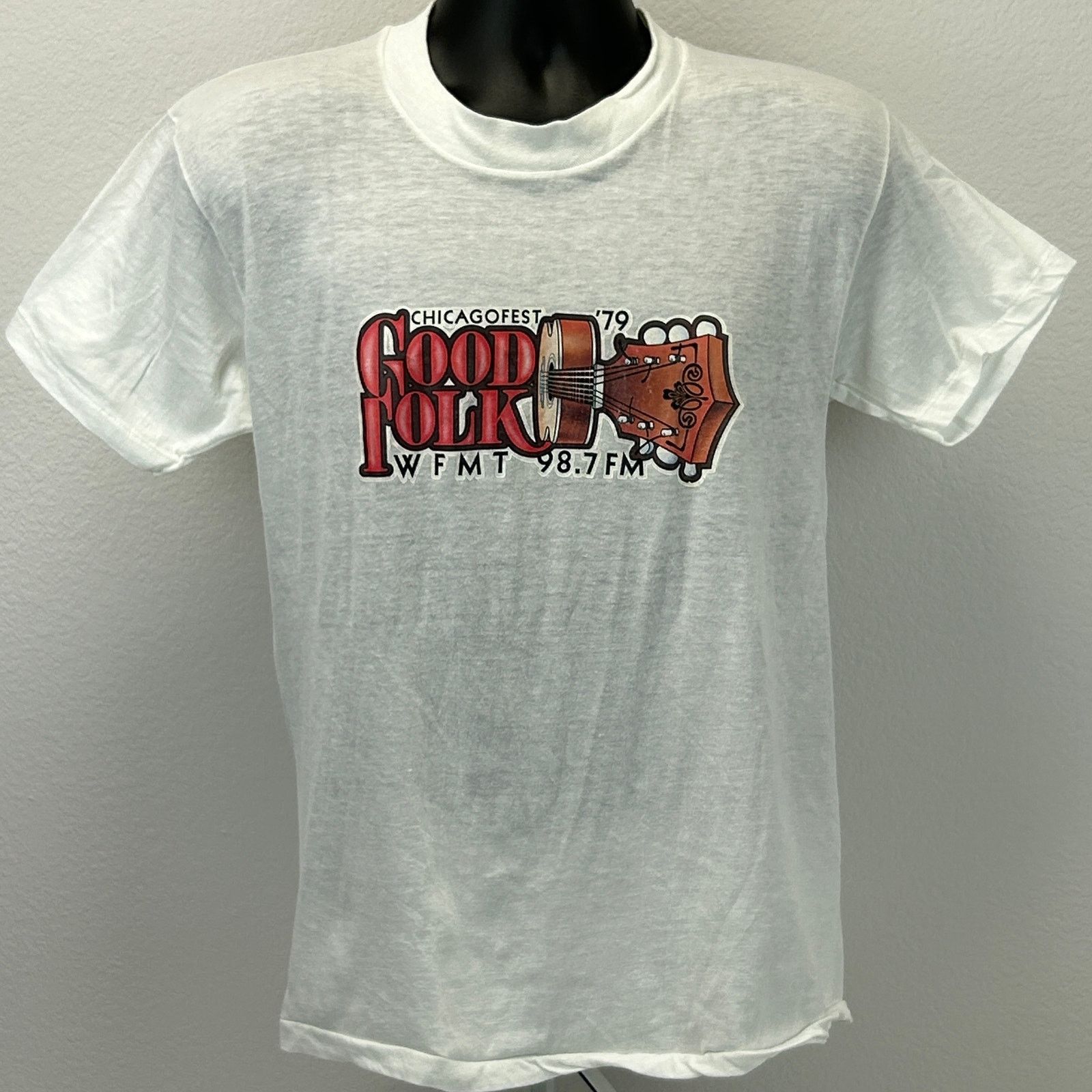 Vintage Vintage Chicagofest Good Folk WFMT T Shirt Mens M Medium Size US M / EU 48-50 / 2 - 2 Thumbnail