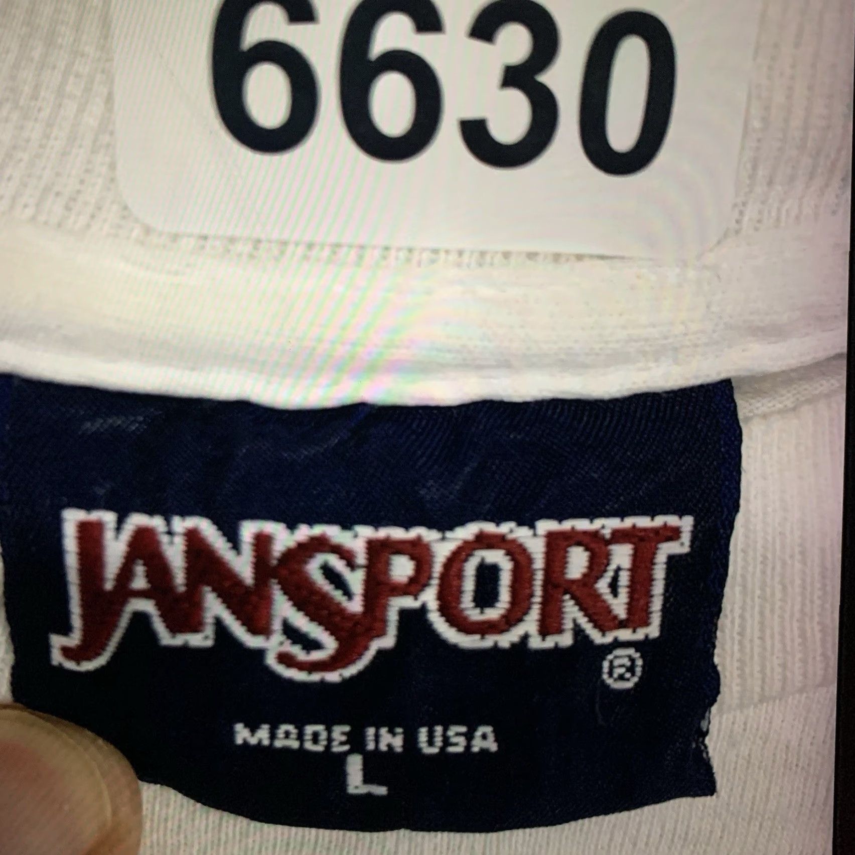 Jansport VINTAGE JanSport University of Michigan Wolverines T-Shirt Mens Large White 90s Retro Sports Cotton Size US L / EU 52-54 / 3 - 4 Thumbnail