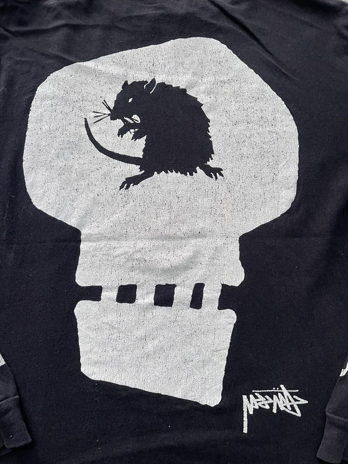 Stussy VINTAGE STUSSY RAT SKULL ALL LOGO LONG SLEEVE VERY RARE Size US M / EU 48-50 / 2 - 11 Thumbnail