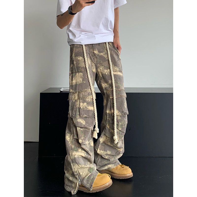 Japanese Brand No Mass Prod. 06GLM Camo Baggy Cargo Pants | Grailed 
