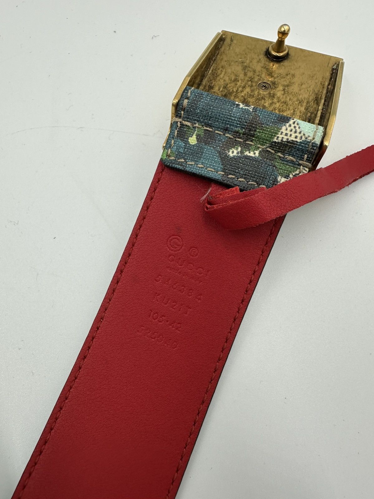 Gucci Lion Floral Belt
