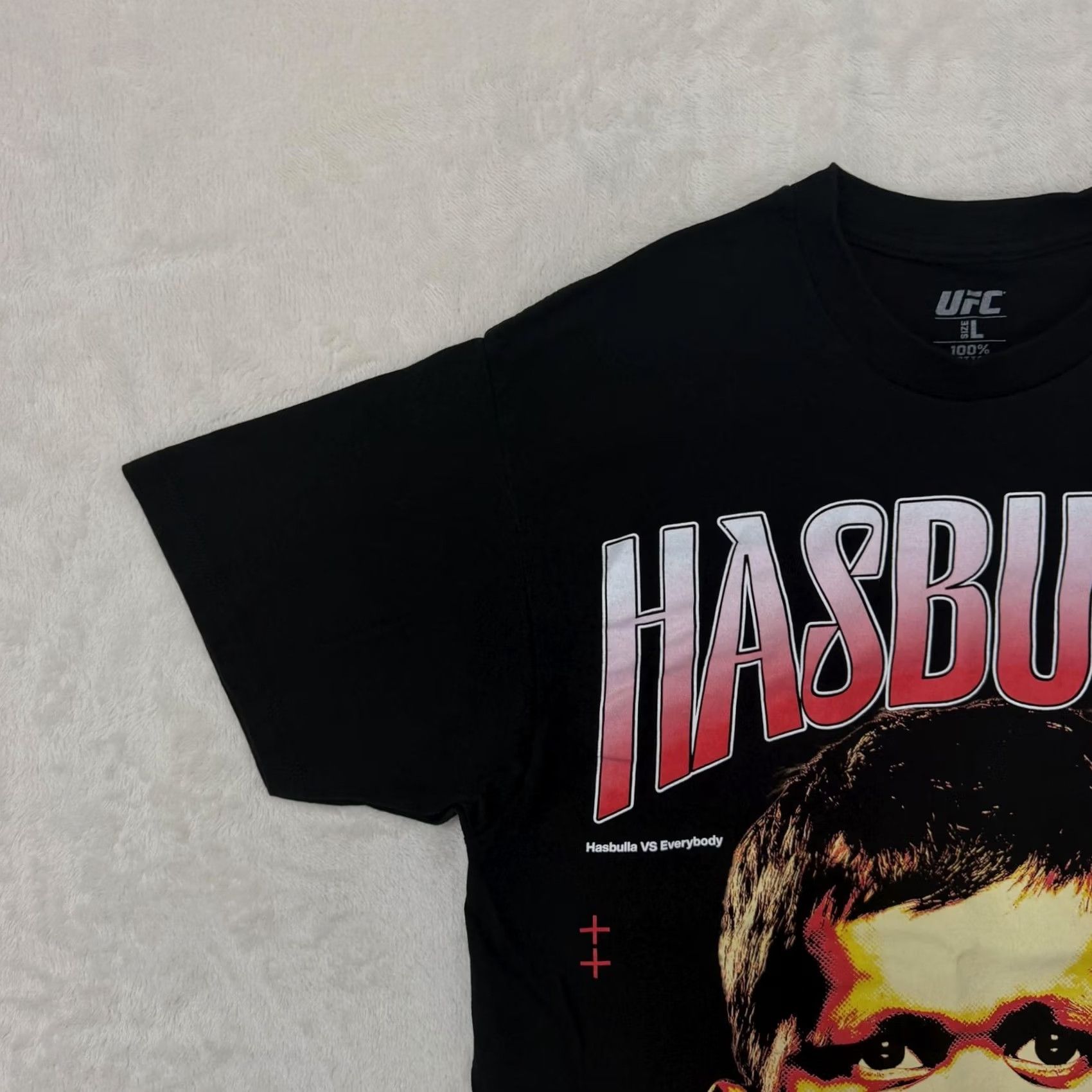 UFC UFC Hasbulla Magomedov Shirt Mens Large Black MMA Graphic Tee Vs Everybody Size US L / EU 52-54 / 3 - 5 Thumbnail