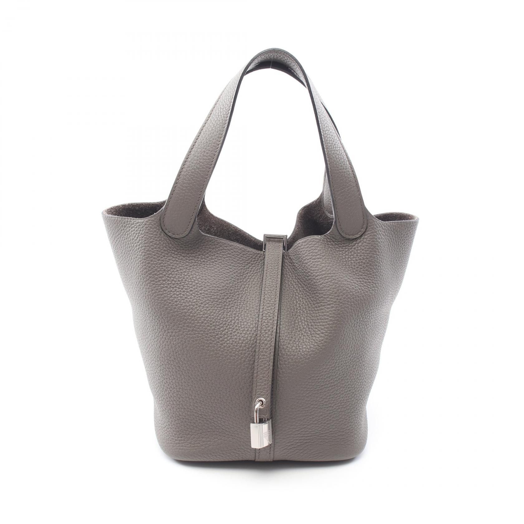Hermes Hermes Hermes Picotin Lock MM Taurillon Clemence Handbag Leather Handbag C DUTY FREE for USA Size ONE SIZE - 1 Thumbnail