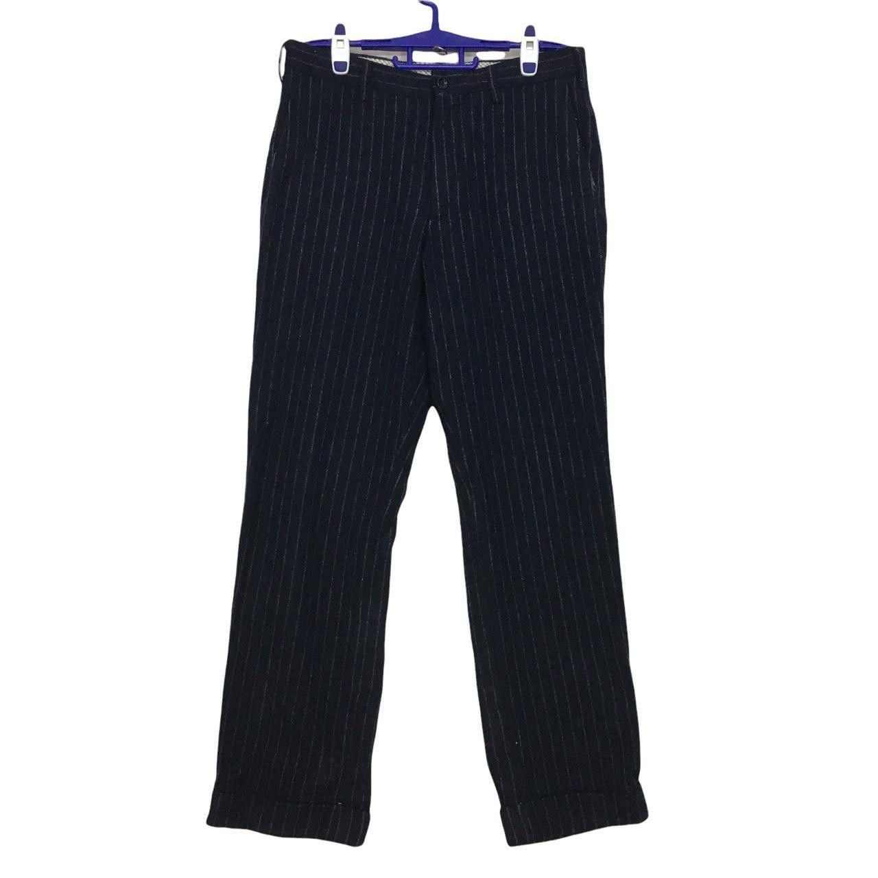 Takeo Kikuchi Vtg Japanese Designer TAKEO KIKUCHI Striped Long Pants Size US 28 / EU 44 - 1 Thumbnail
