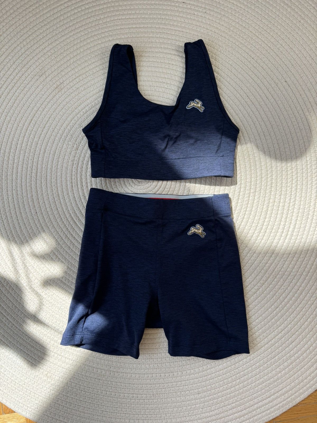 Tracksmith New England Tracksmith Session Bra & session short set size XS in Navy Size 24" / US 00 / IT 34 - 1 Thumbnail