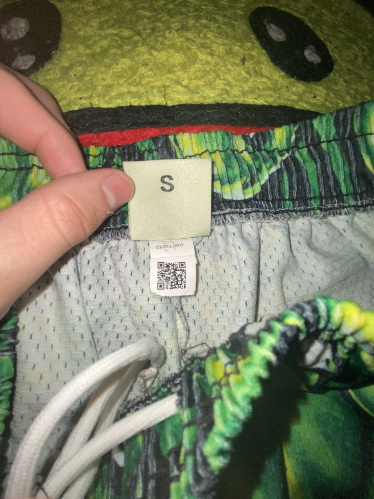 Bravest Studios Bravest Studios Mens Skull Print Mesh Graphic Shorts Green Size US 30 / EU 46 - 5 Thumbnail