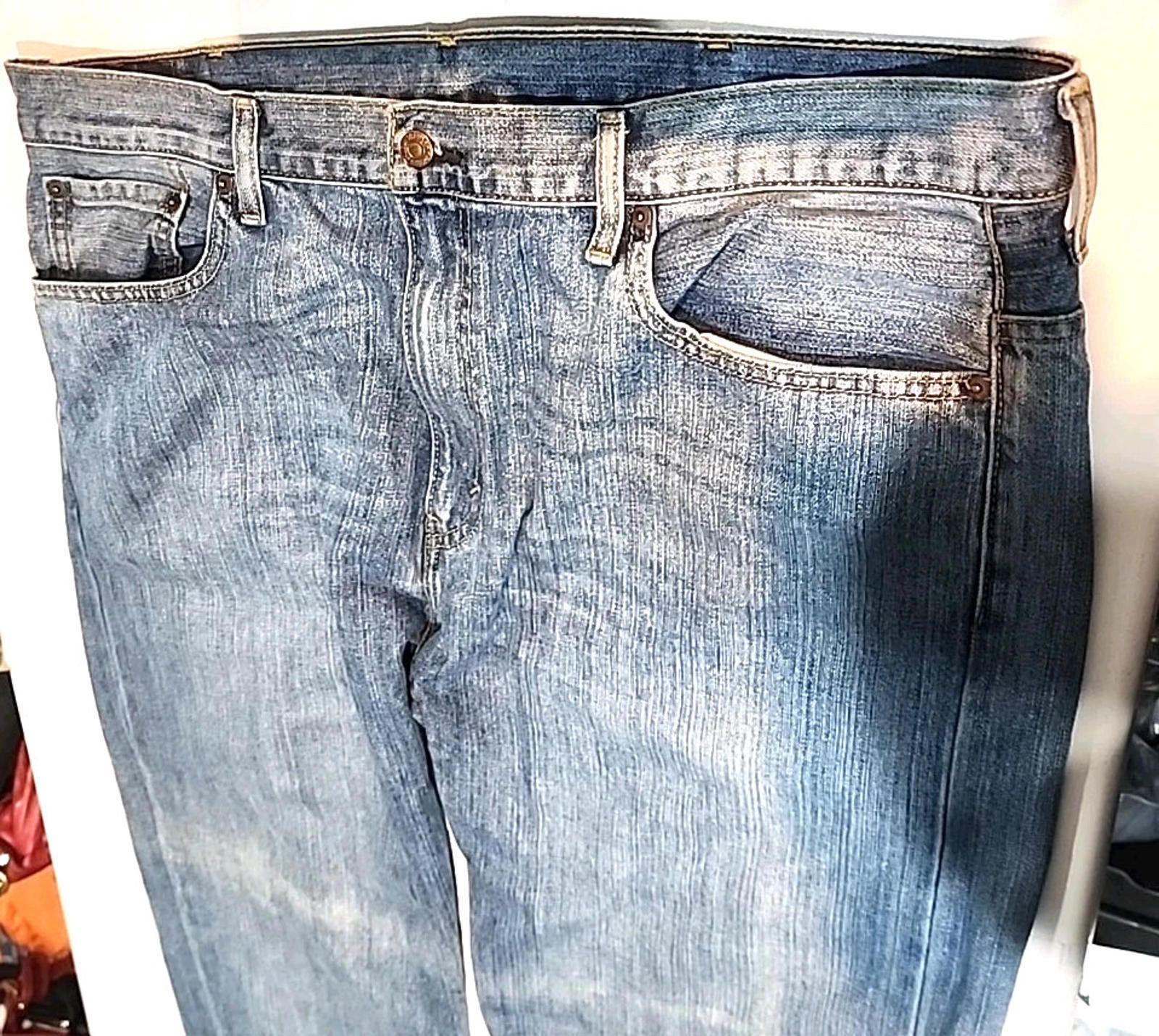 Levi's Levi's 569 Mens Jeans Actual 42Wx32L Blue Denim Size US 42 / EU 58 - 10 Thumbnail