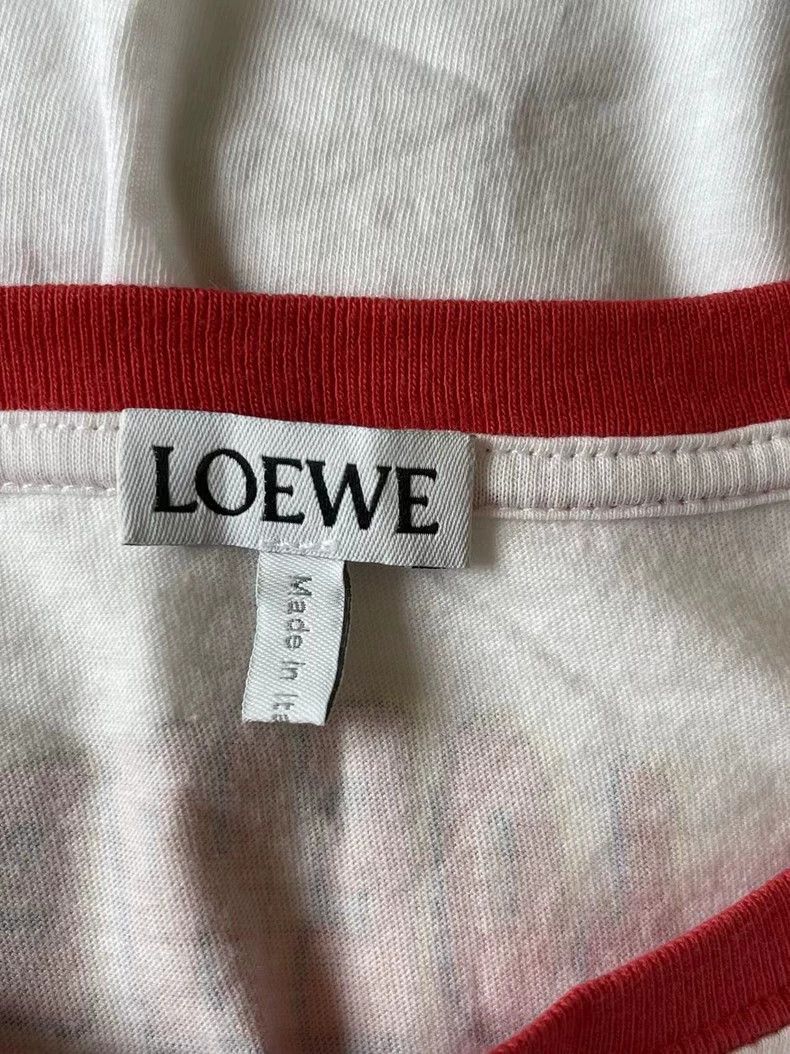 Loewe LOEWE Clam print cute white short sleeves Size XS / US 0-2 / IT 36-38 - 4 Thumbnail