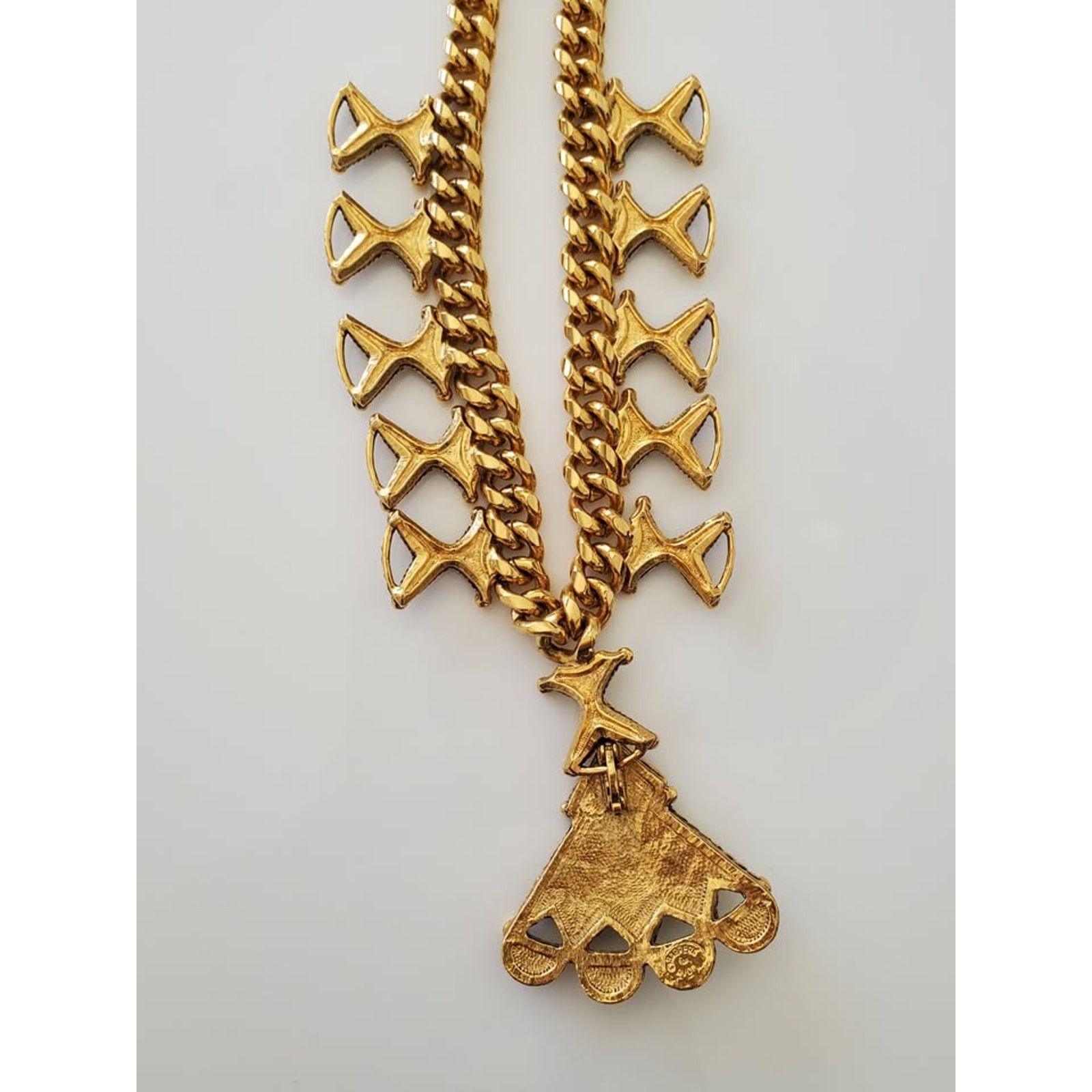 Unknown London BARRERA For Avon Vintage 1980's Gold Mayan Jewelry Set Size ONE SIZE - 9 Thumbnail