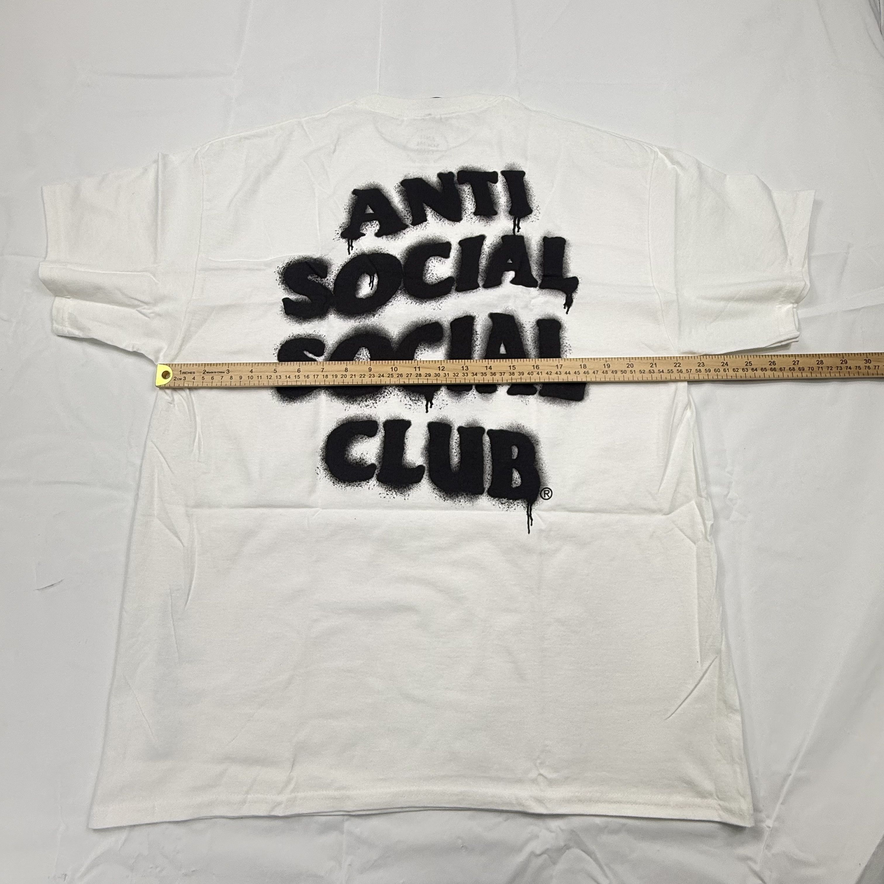 Anti Social Social Club Anti Social Social Club Burn It Down Spray Paint Tee XL NEW Size US XL / EU 56 / 4 - 4 Thumbnail