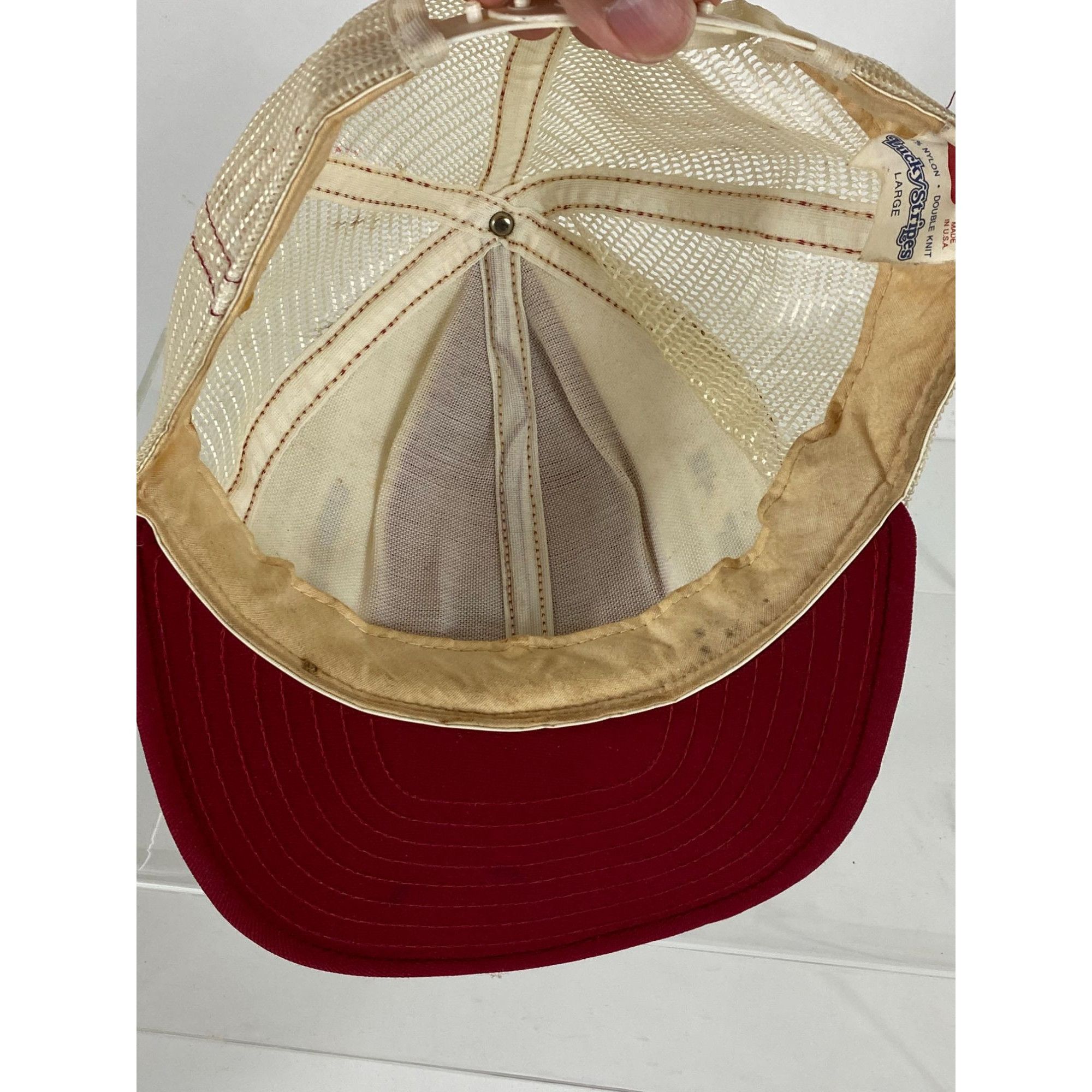 Other × Vintage Vintage Lucky Stripes St. Louis Cardinals Trucker Mesh Snapb Size ONE SIZE - 6 Thumbnail