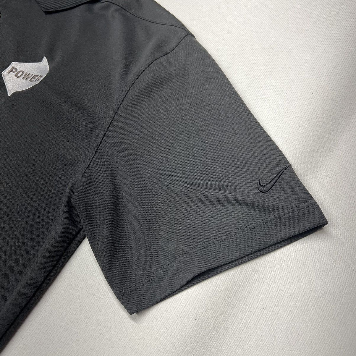 Nike Nike Polo Shirt Grey Golf Embroidered Power Logo Athletic Size US M / EU 48-50 / 2 - 6 Thumbnail