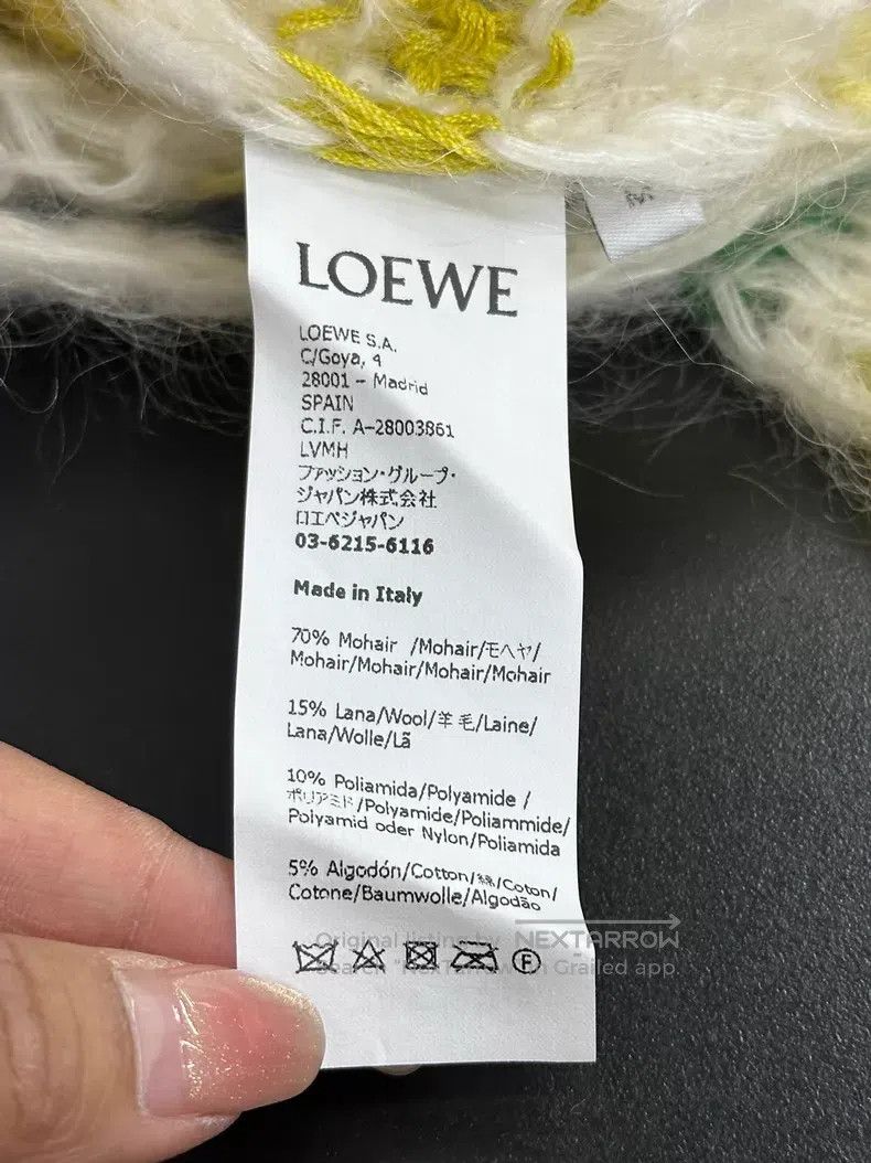 Loewe Loewe Colorful Striped Logo Mohair Sweater Size M / US 6-8 / IT 42-44 - 5 Thumbnail