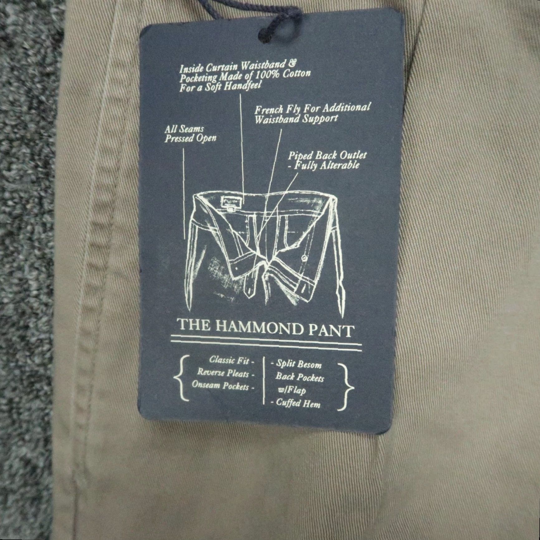 Polo Ralph Lauren Polo Ralph Lauren Pants Men 42x32 Brown Classic Fit Chino Pleated Cuffed NWT Vinyl? Size US XL / EU 56 / 4 - 4 Thumbnail