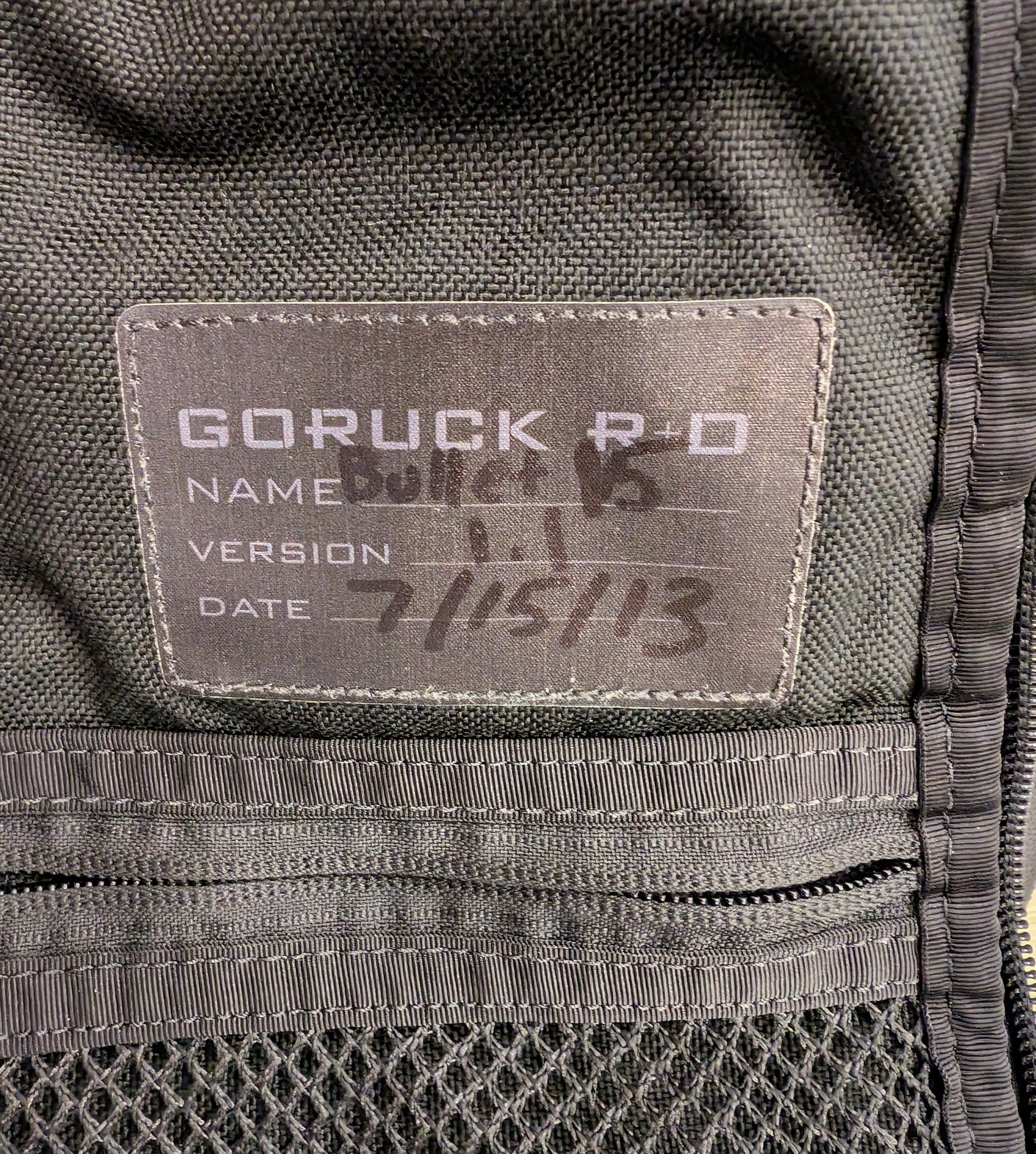 GORUCK EXTREMELY RARE GoRuck R+D Bullet Ruck 15L v1.1 Two Pocket Size ONE SIZE - 4 Thumbnail