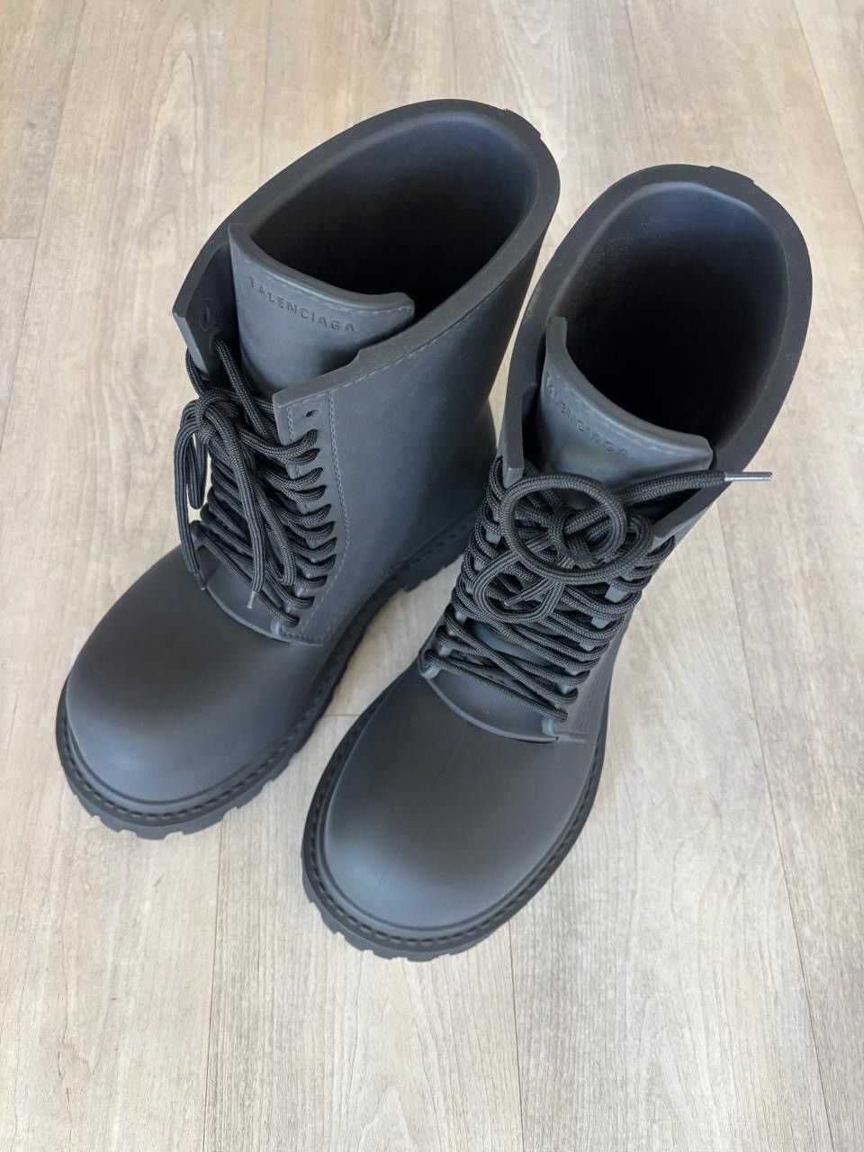 Balenciaga Steroid Rubber Ankle Boots in Black Size US 10 / EU 43 - 6 Thumbnail