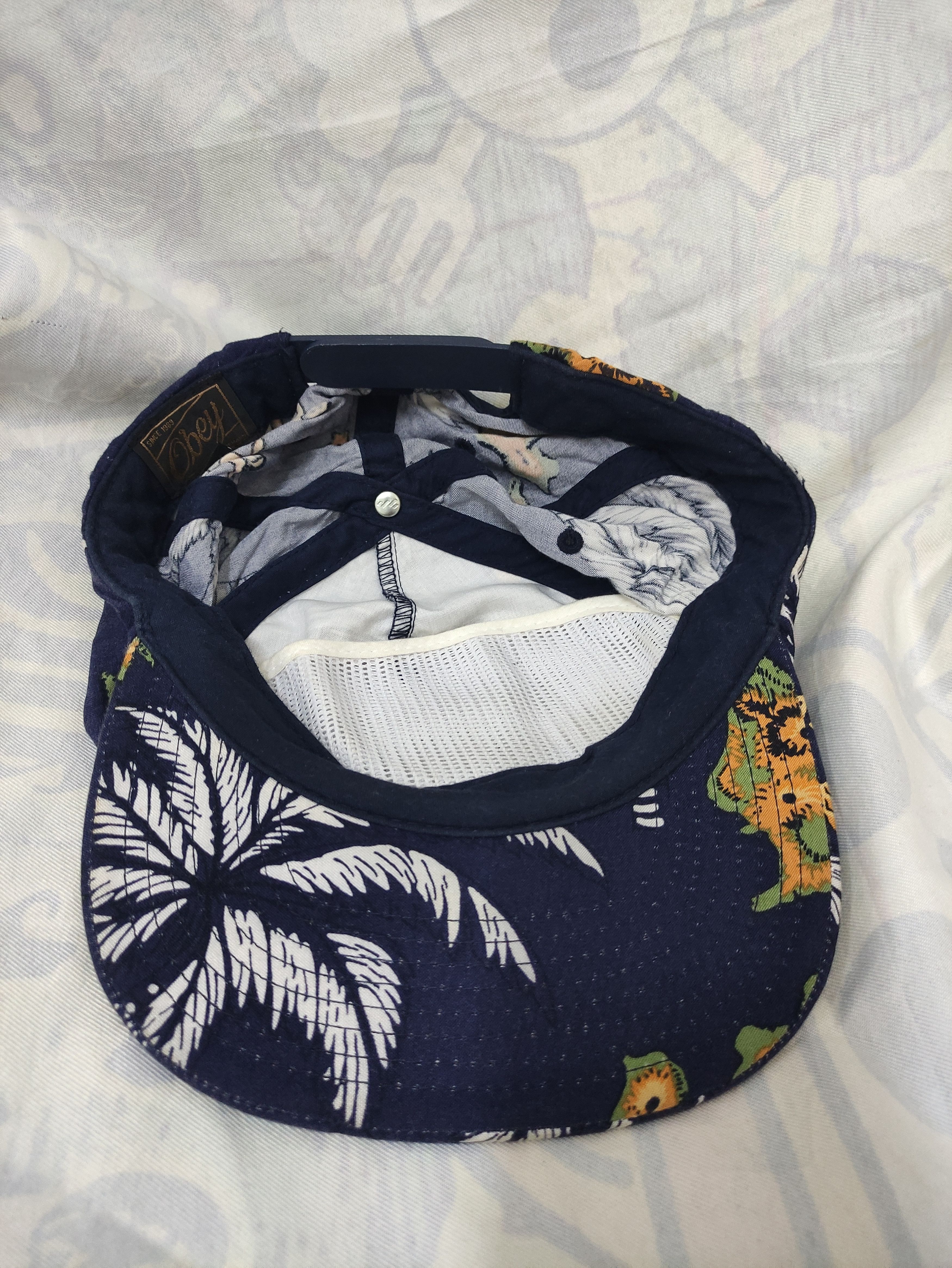 Obey OBEY FULL PRINT VINTAGE RAYON CAP Size ONE SIZE - 2 Thumbnail