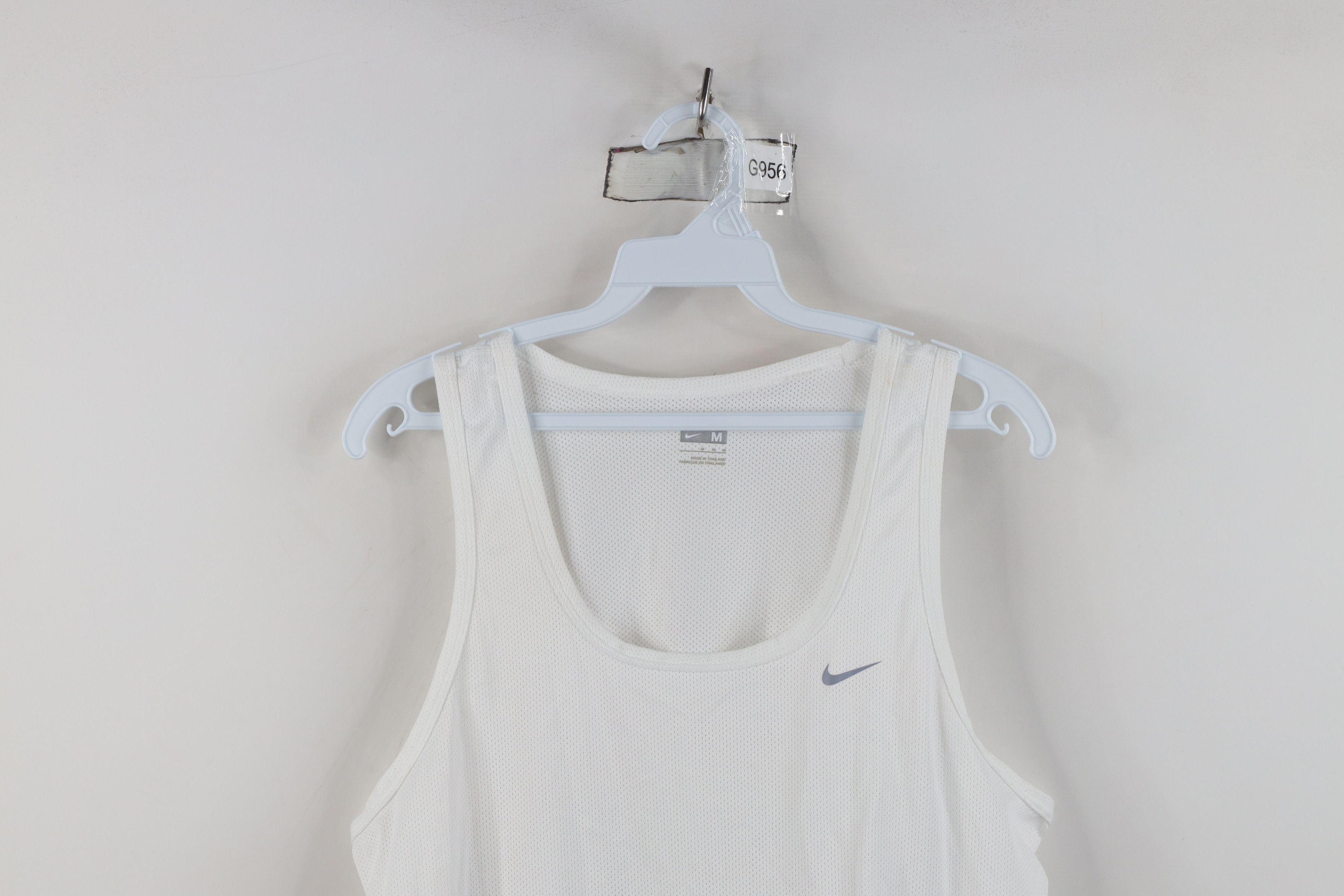 Nike Vintage Y2K Nike Scott Mini Swoosh Mesh Tank Top T-Shirt Size US M / EU 48-50 / 2 - 2 Thumbnail
