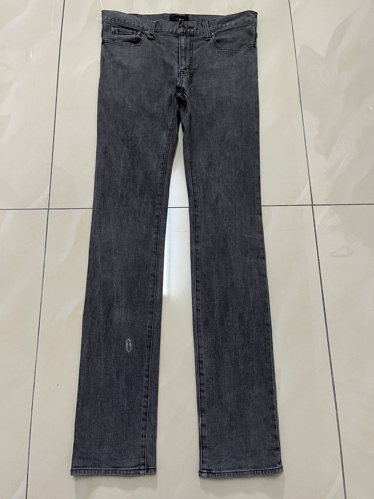 Tete Homme Tete Homme slim cutting grey black jeans Size US 31 - 1 Thumbnail