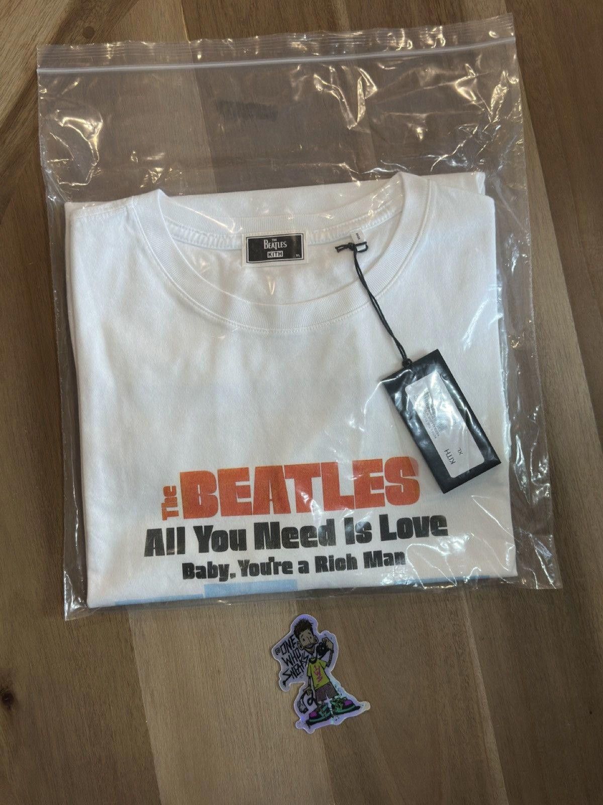 Kith Kith x The Beatles All You Need is Love Vintage Tee Size US XL / EU 56 / 4 - 6 Thumbnail