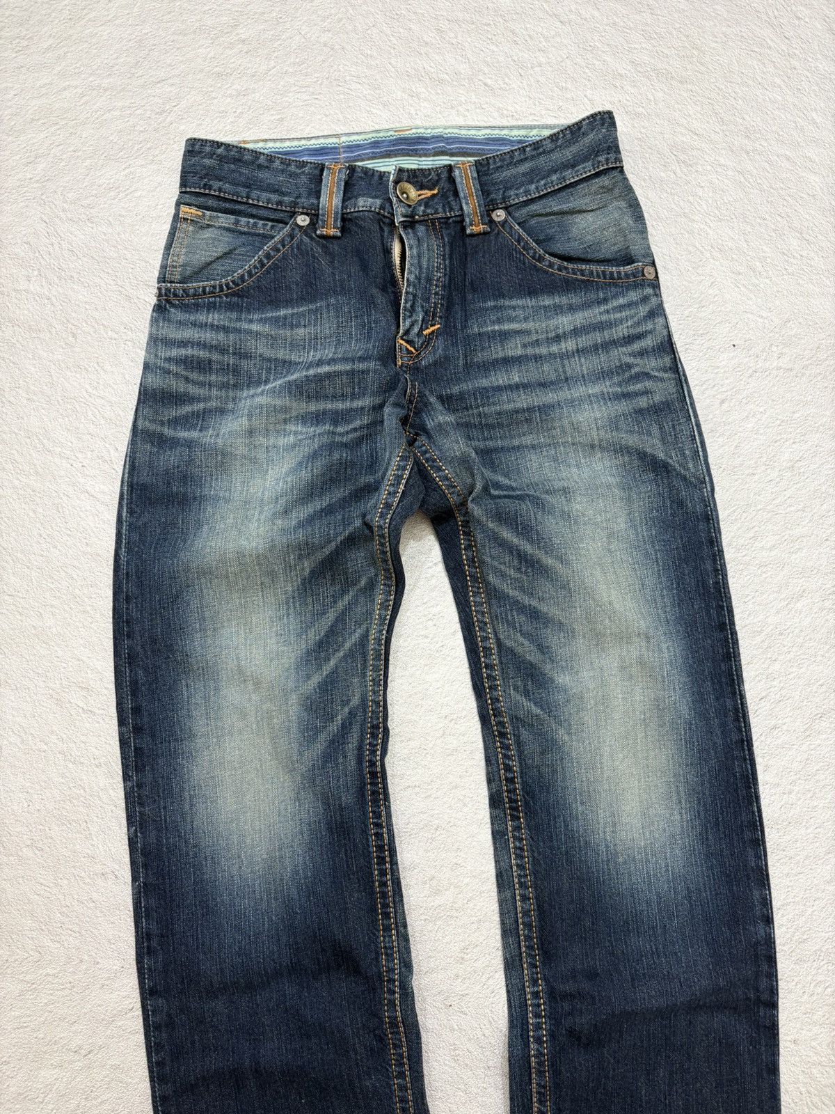 Kapital 2000s Edwin wash flared wash denim y2k style Size US 30 / EU 46 - 5 Thumbnail