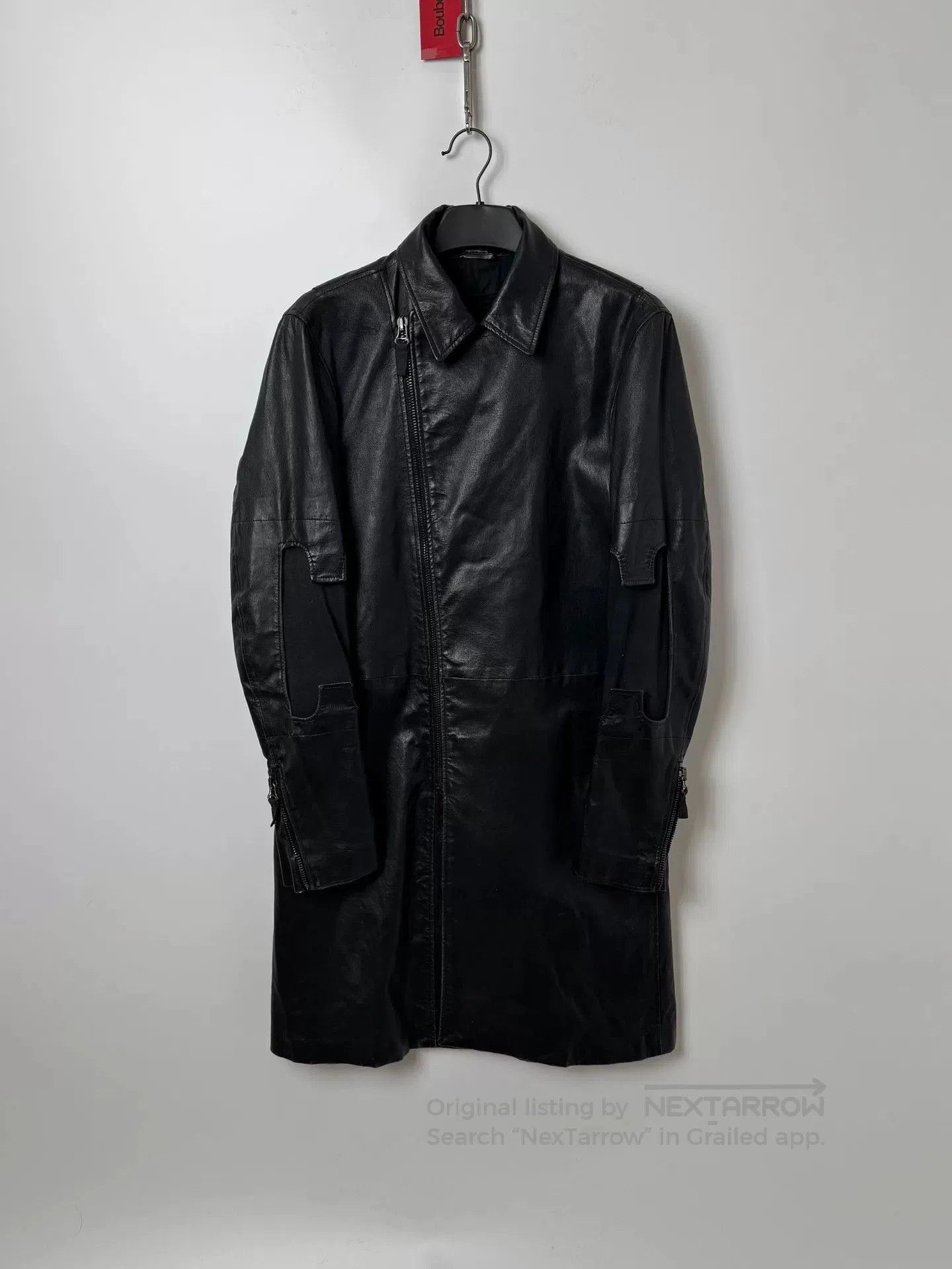 Helmut Lang Helmut Lang 2004 Dragonfly Leather Coat. Size M / US 6-8 / IT 42-44 - 1 Thumbnail