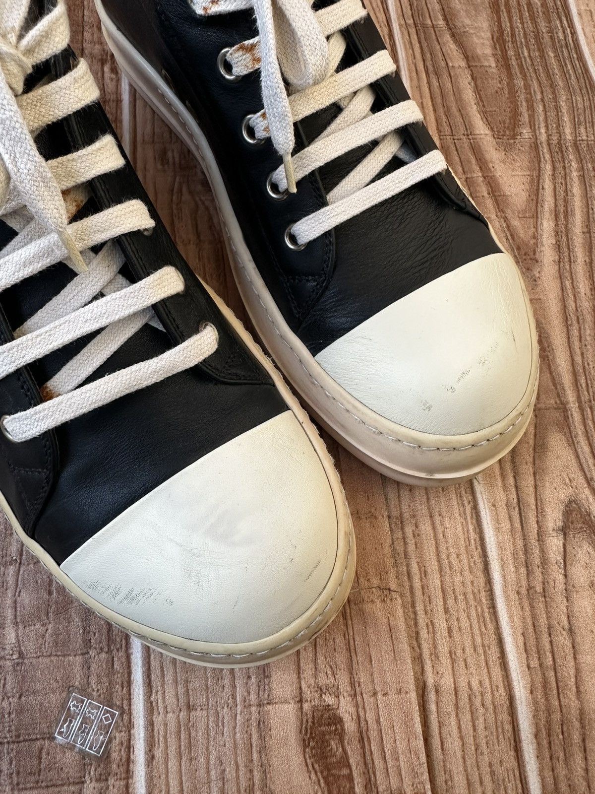 Rick Owens Rick Owens SS16 Leather Mainline Ramones Calf Leather Size US 8.5 / EU 41-42 - 14 Thumbnail