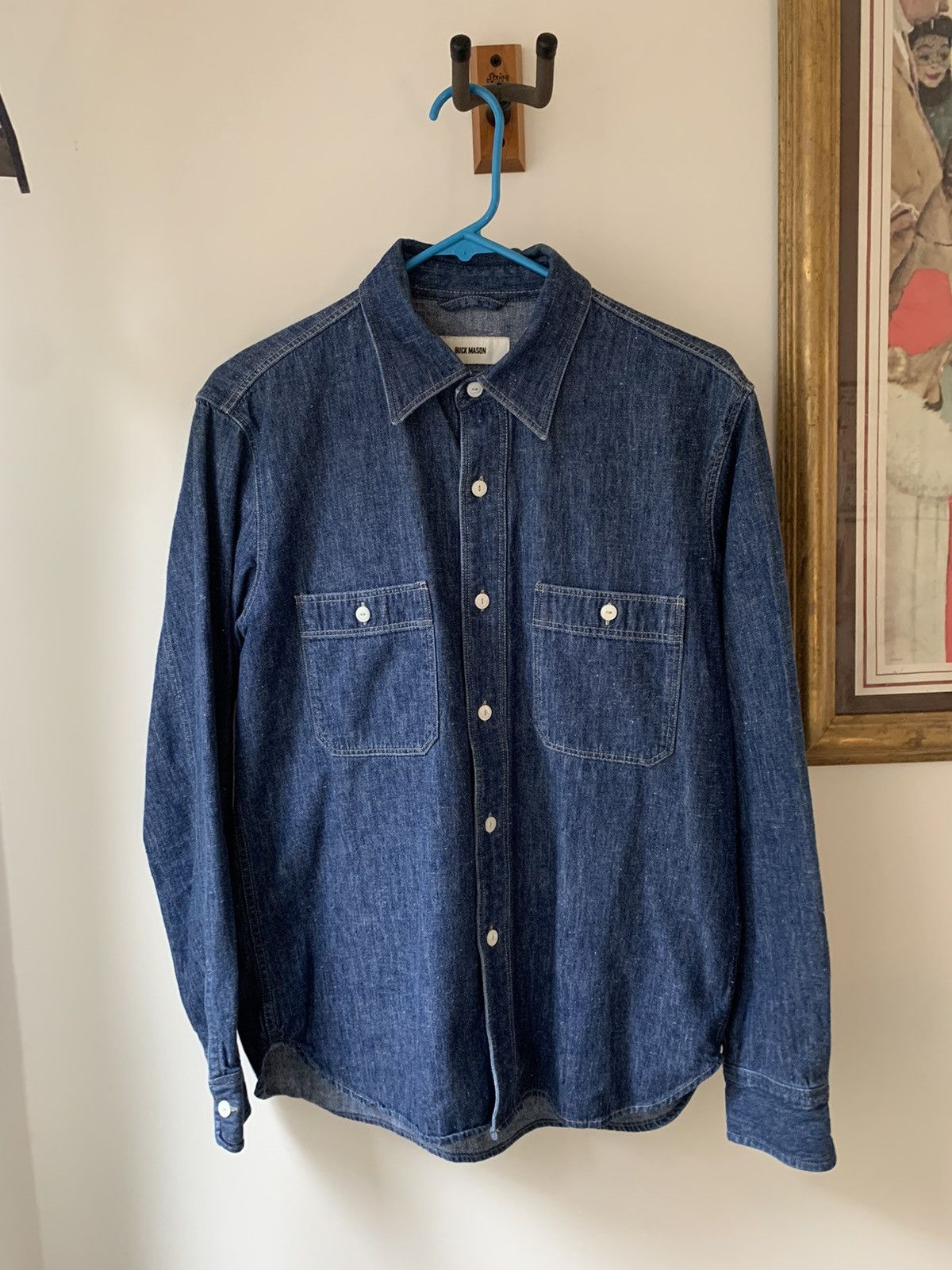 Buck Mason Denim Work Shirt | Grailed