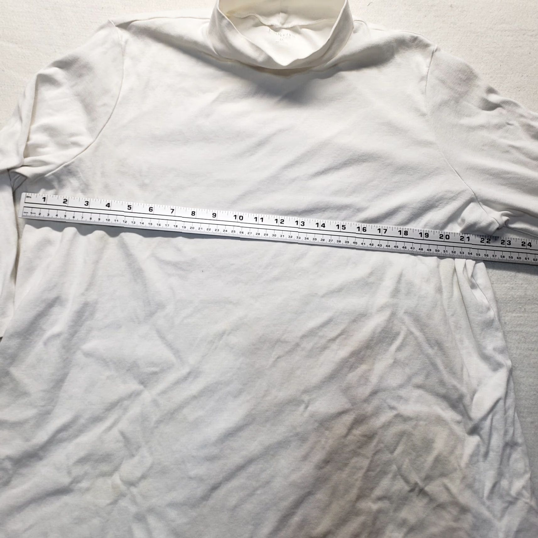 Vintage Kim Rogers Perfectly Soft Solid White Long Sleeve Turtle Neck Size 2X Mens Shirt XX Size XXL / US 16-18 / IT 52-54 - 3 Thumbnail
