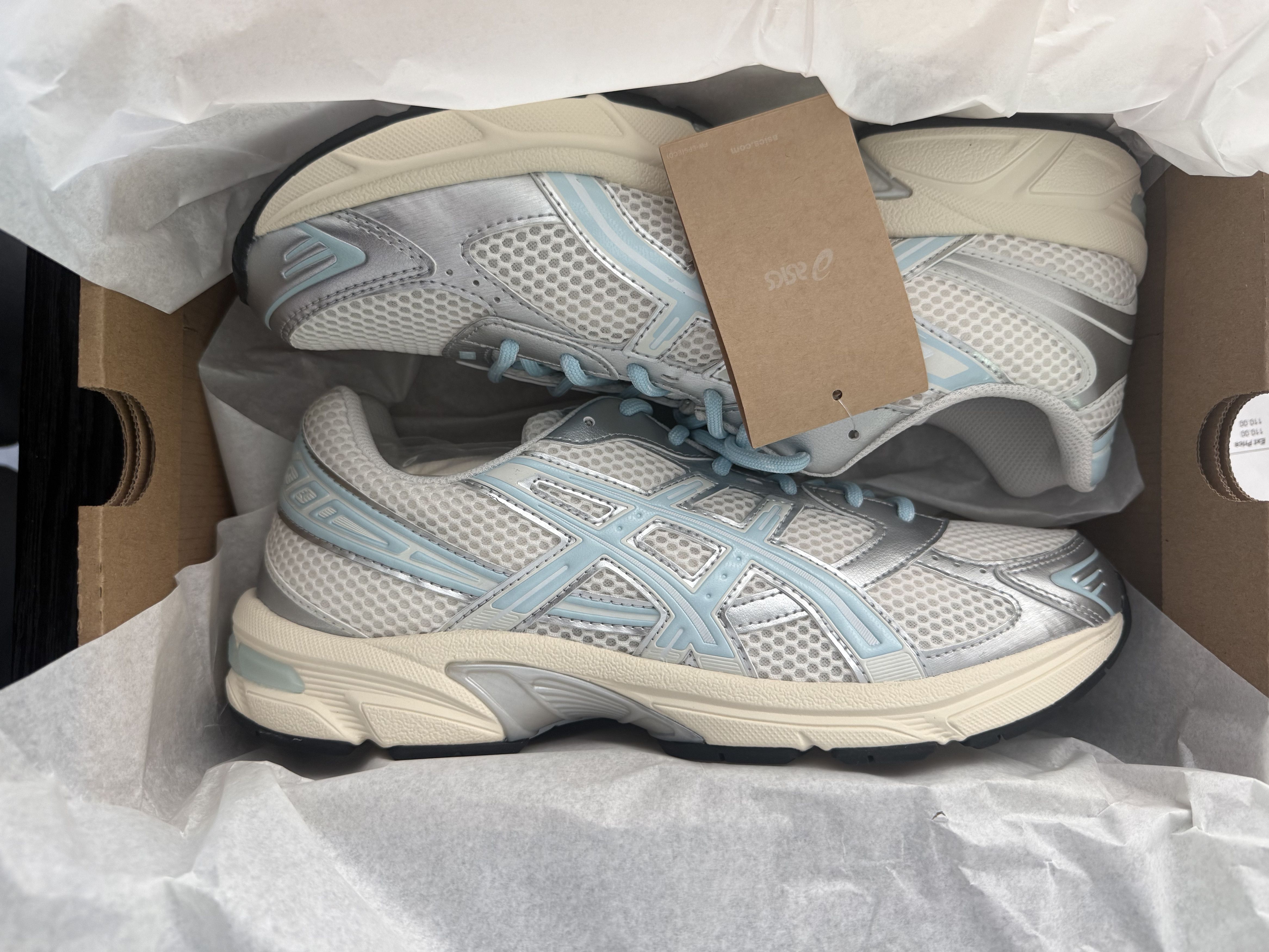 Asics × Kith Kith for ASICS GEL-1130 Cream / Starlight Blue Size US 10.5 / EU 43-44 - 1 Thumbnail