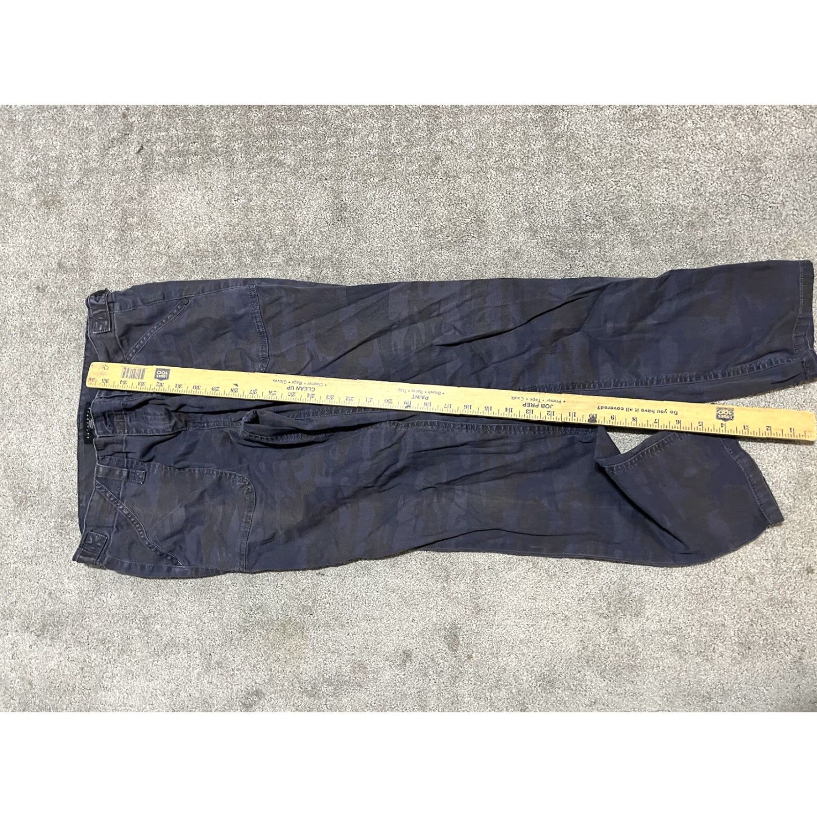 Sanctuary Sanctuary Pants Women Cropped Cropped Jogger Pants Military Army Camo Camouflage Cotton 28 Blue Regular Style Size 28" / US 6 / IT 42 - 6 Thumbnail