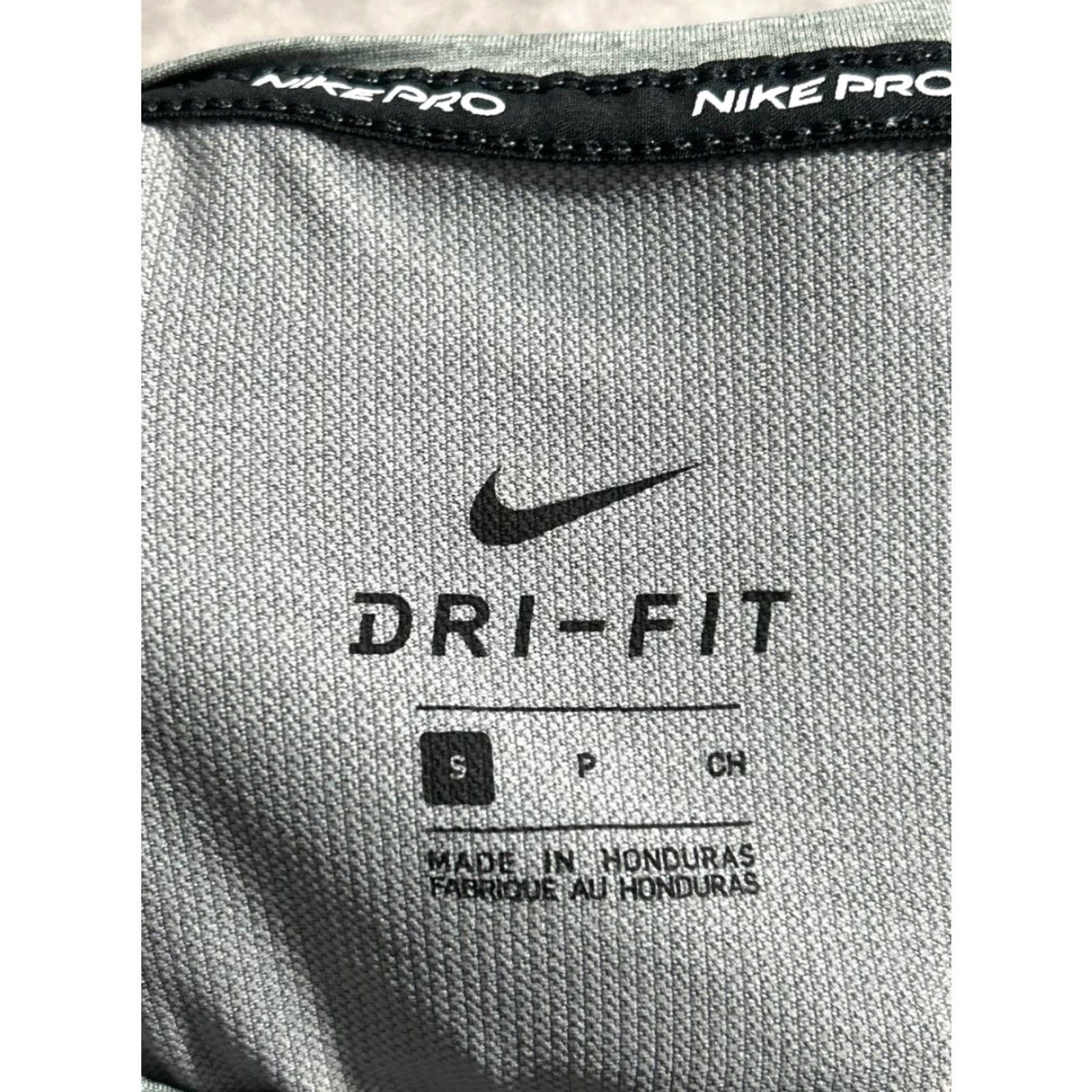 Nike Nike Pro Shirt Mens Small Heather Olive Swoosh Dri-Fit Stretch Training Size US S / EU 44-46 / 1 - 3 Thumbnail