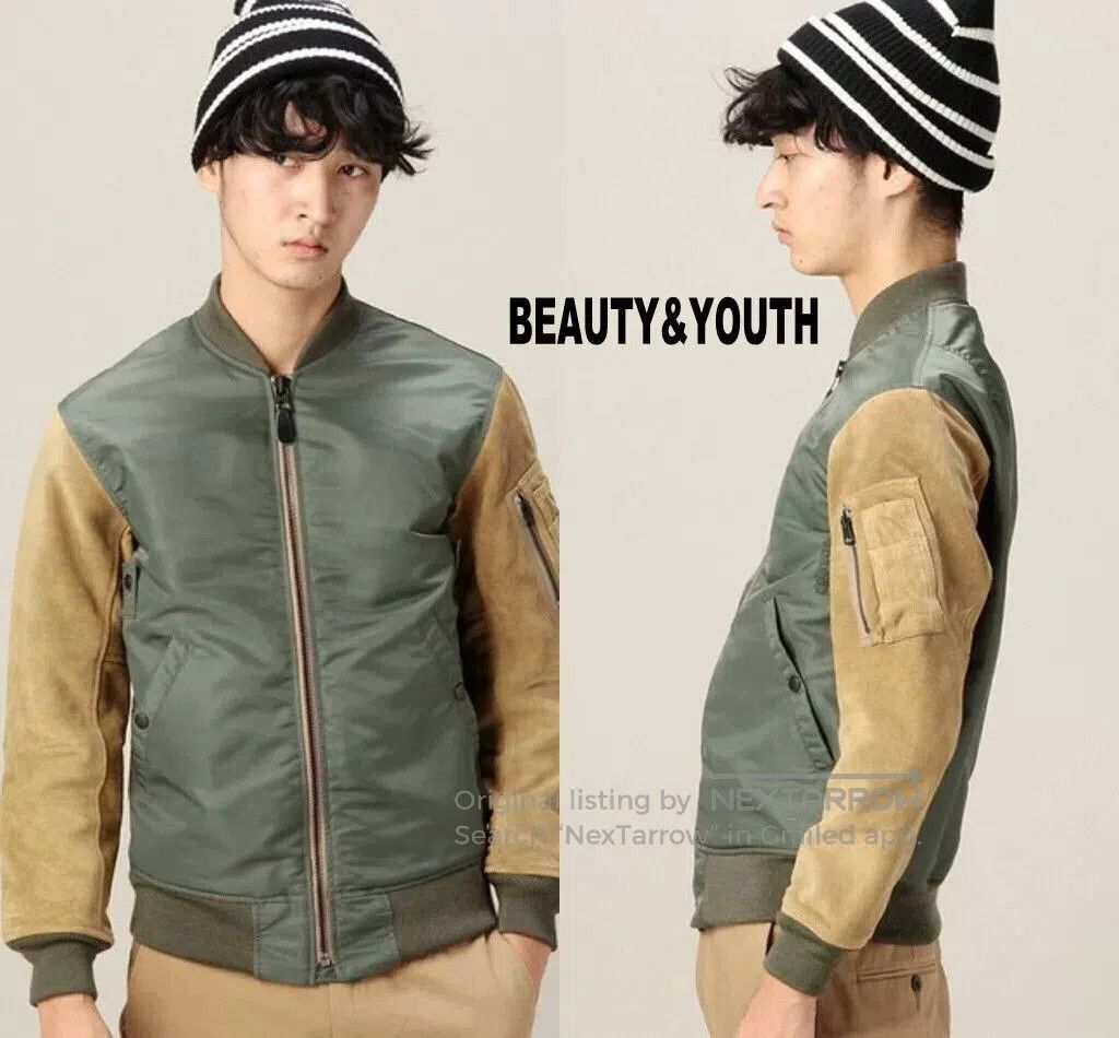 BEAUTY&YOUTH beauty & youth ma-1 green bomber jacket. Size US S / EU 44-46 / 1 - 7 Thumbnail