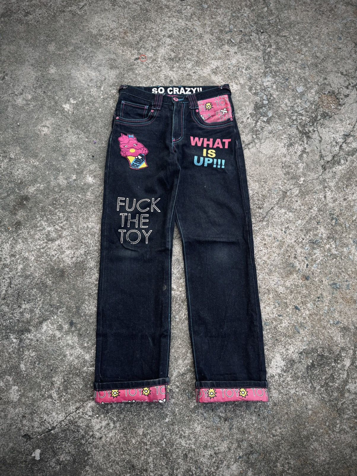 Hysteric Glamour So Crazy!!! Fuck The Toy Denim Hysteric Styled BBC Ice Cream Size US 30 / EU 46 - 2 Thumbnail