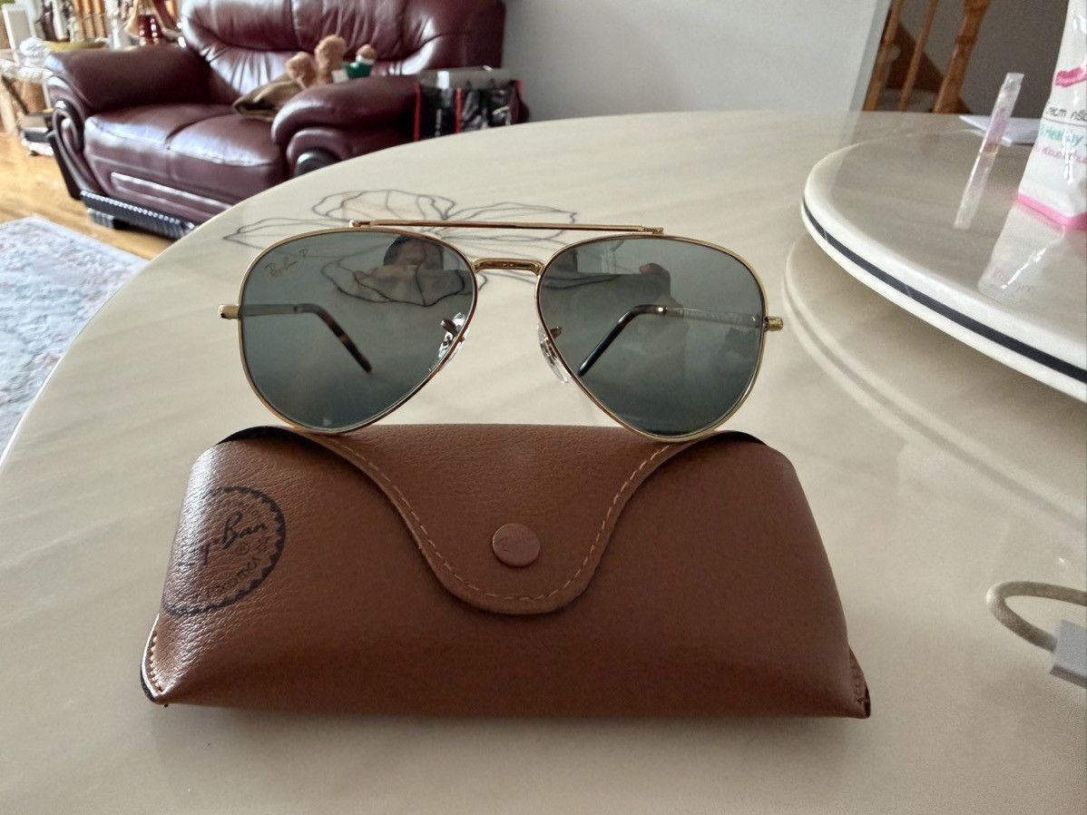 RayBan Ray Ban Aviators RB3625 New Aviators Polarized Chromance Size ONE SIZE - 1 Thumbnail