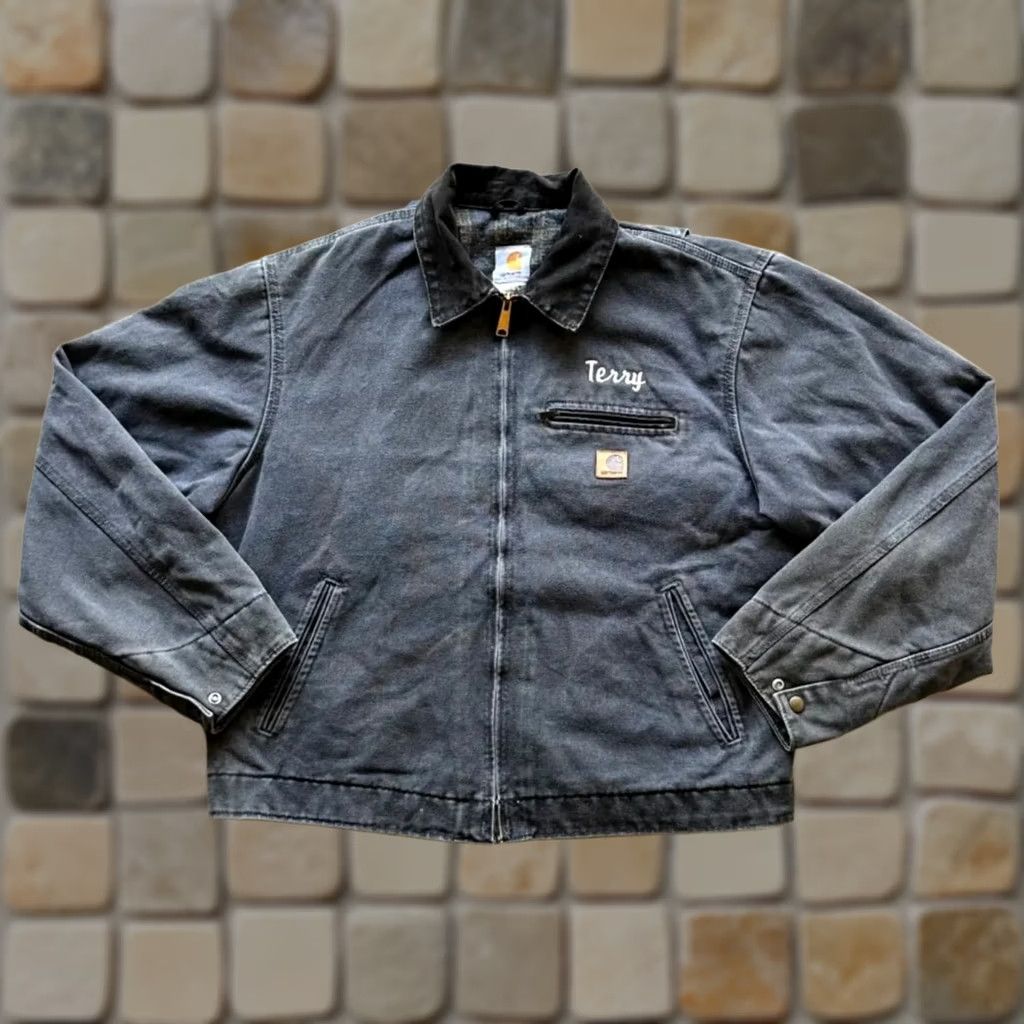 Carhartt × Vintage Vintage Carhartt Detroit Jacket WJ097 PTL RARE