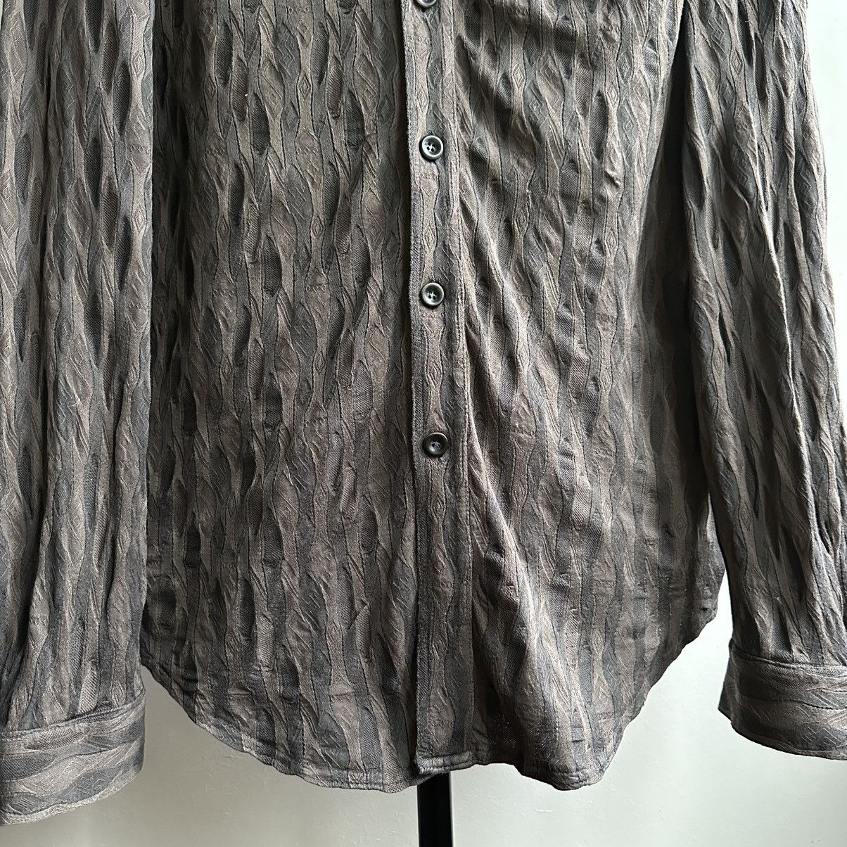 Coogi Vintage Nouveau Coogi Australia Textured Button Up Shirt Size US L / EU 52-54 / 3 - 12 Thumbnail