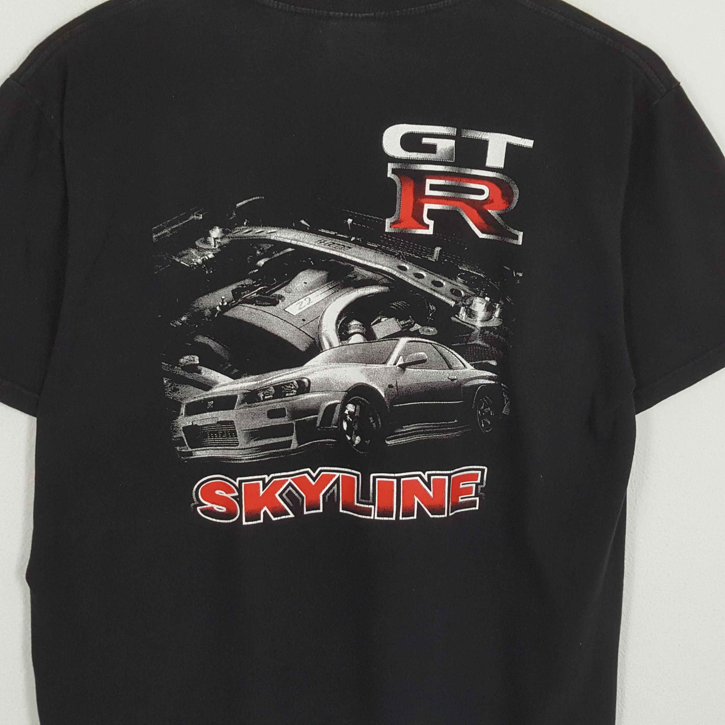 Japanese Brand × Vintage NISSAN SKYLINE GTR Japanese Motorsports Brand Tshirt Size US XL / EU 56 / 4 - 2 Thumbnail