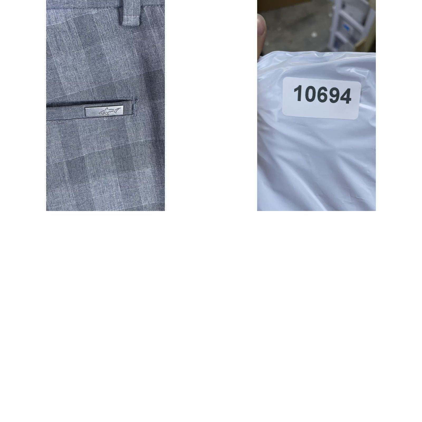 Vintage Greg Norman Mens 34 Gray Plaid Chino Golf Shorts 10 Inseam Casual Size US 34 / EU 50 - 8 Thumbnail