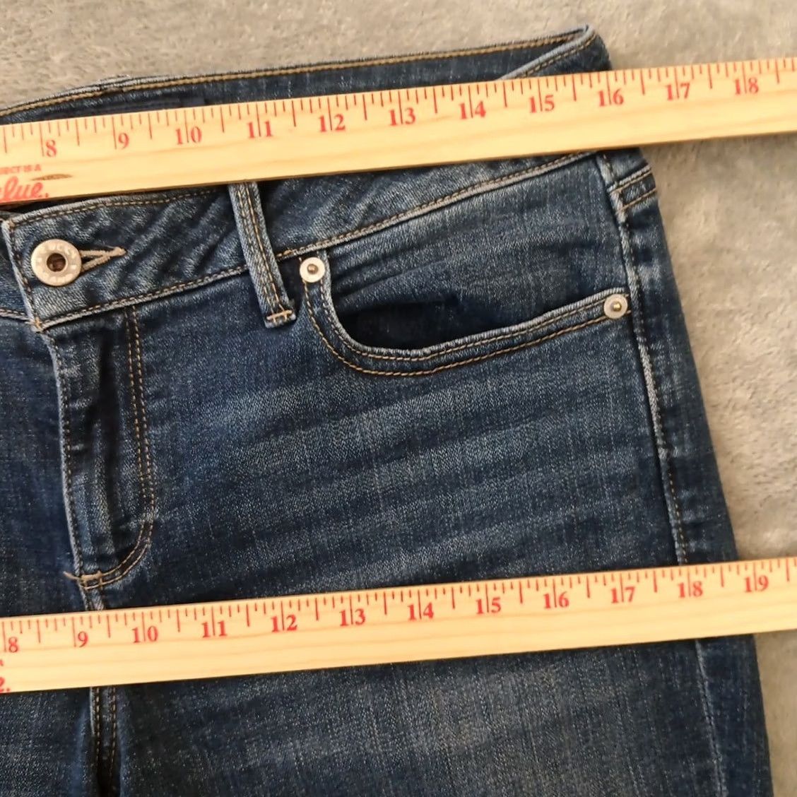 Lucky Brand Lucky Brand Lolita Skinny Jeans Womens Size 8 Blue Dark Wash Stretch 32x27.5 Jeans Mens? No. Size 30" / US 8 / IT 44 - 3 Thumbnail