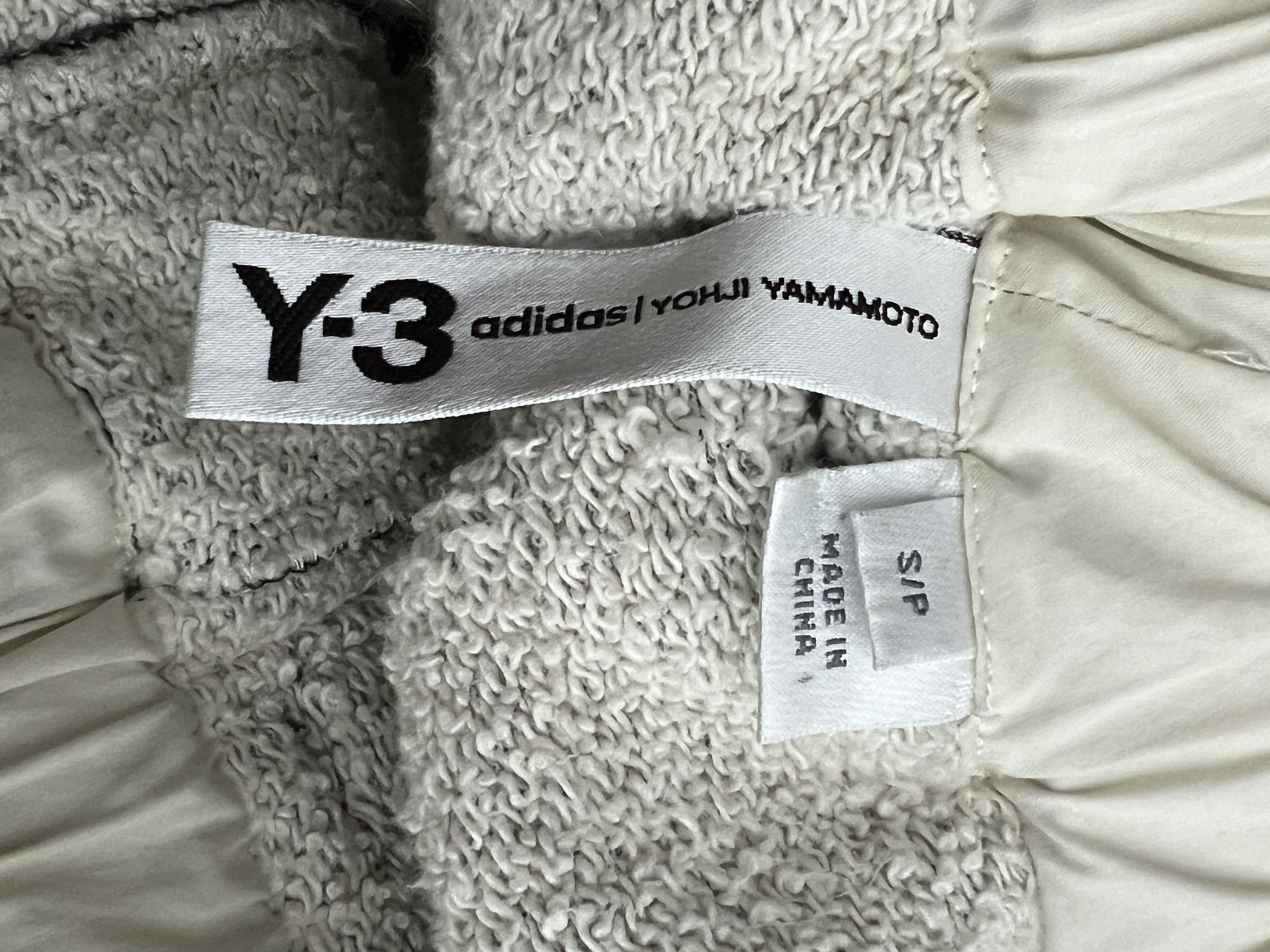 Y-3 Rare Organic Cotton Raw Hem Boucle Sweatpants Size US 30 / EU 46 - 10 Thumbnail