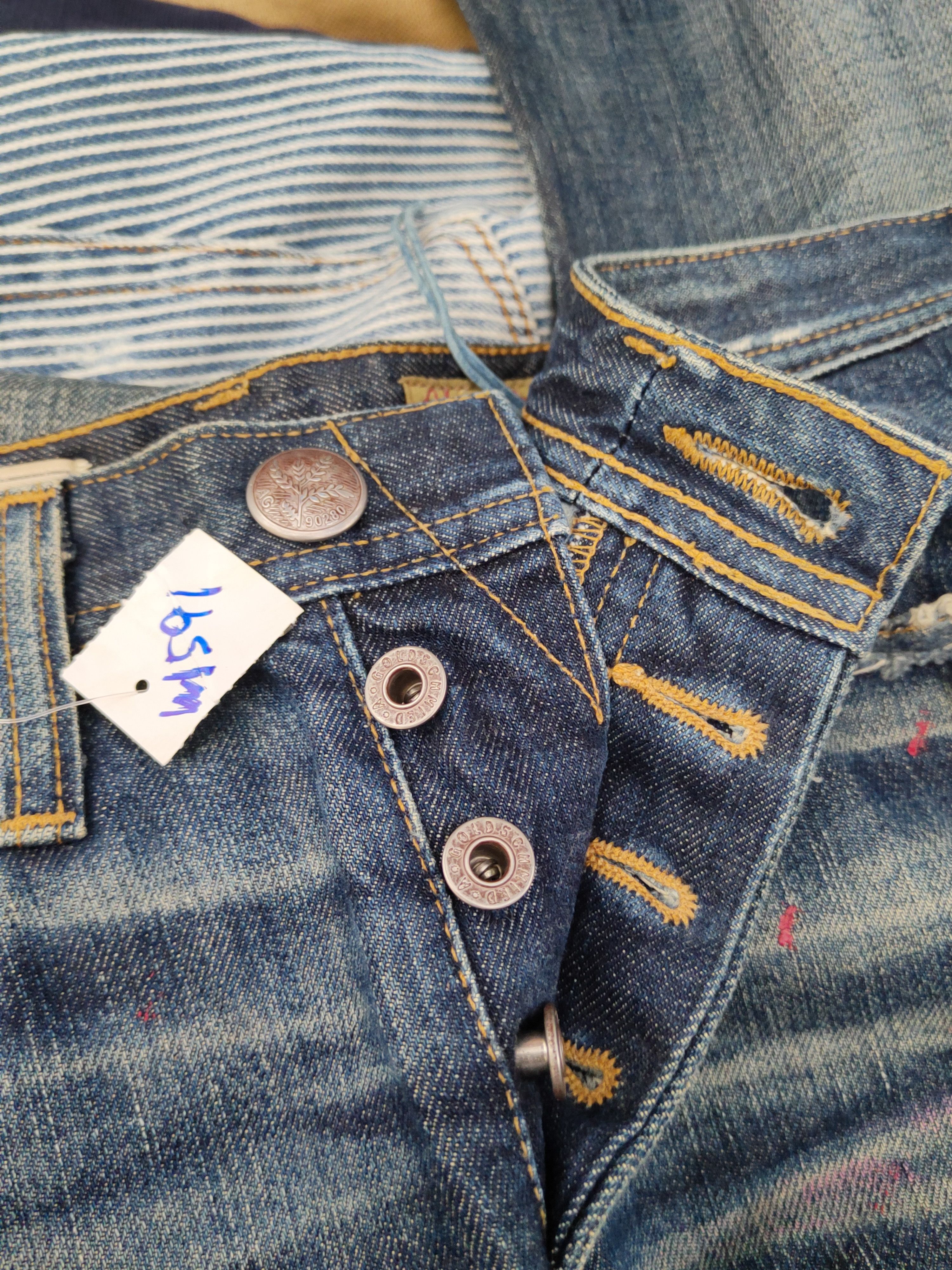 AG Adriano Goldschmied AG Adriano Goldschmied Distressed Ripped denim Jeans #W1591 Size US 29 - 18 Thumbnail