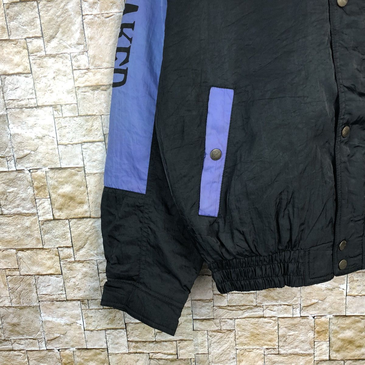 Japanese Brand Machope WindBreaker Purple Hoodie #A559 Size US L / EU 52-54 / 3 - 7 Thumbnail