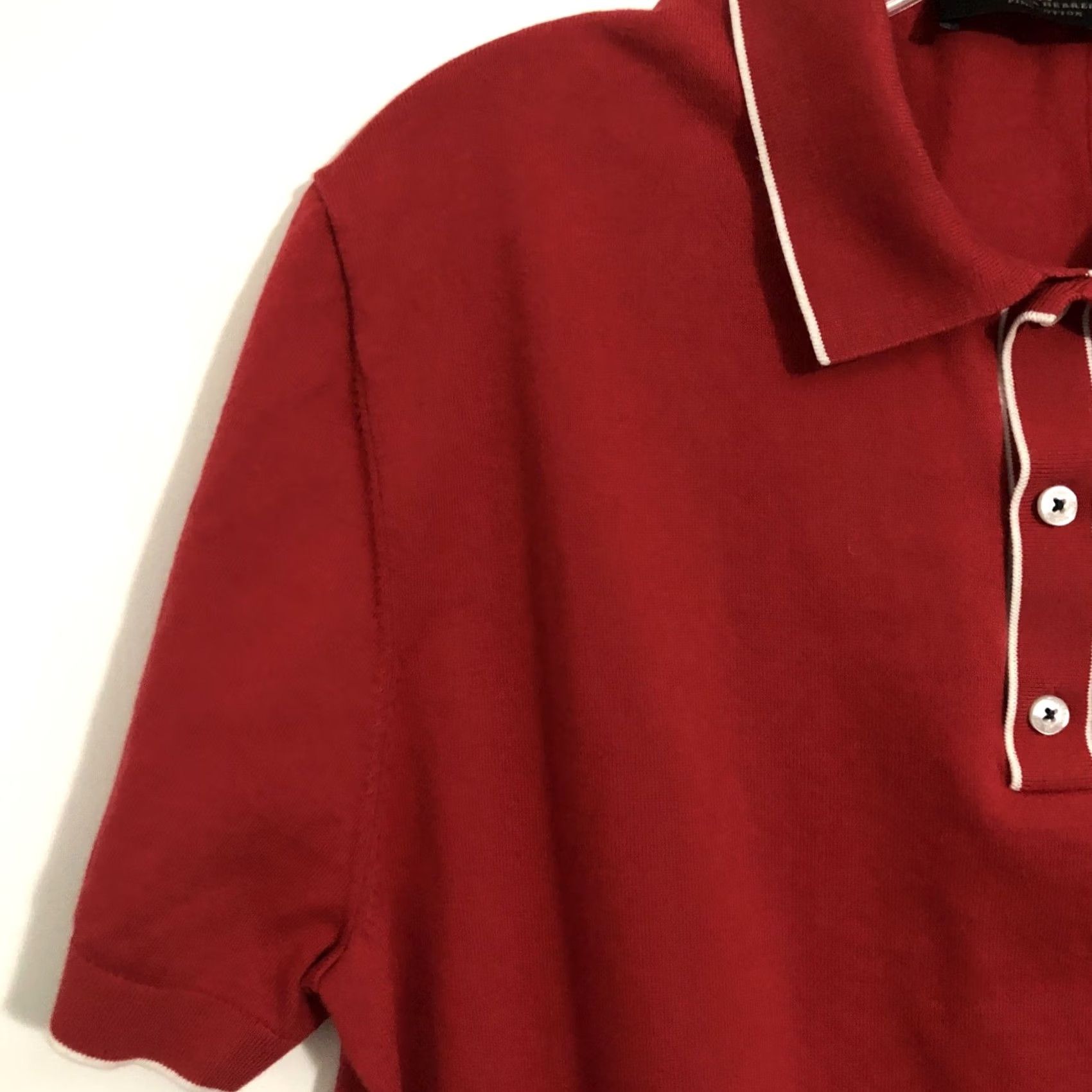 Carolina Herrera CH Carolina Herrera Red Polo Shirt Men L 100% Cotton Short Sleeve Shirt Polo Classic Casual Mens Size US L / EU 52-54 / 3 - 5 Thumbnail